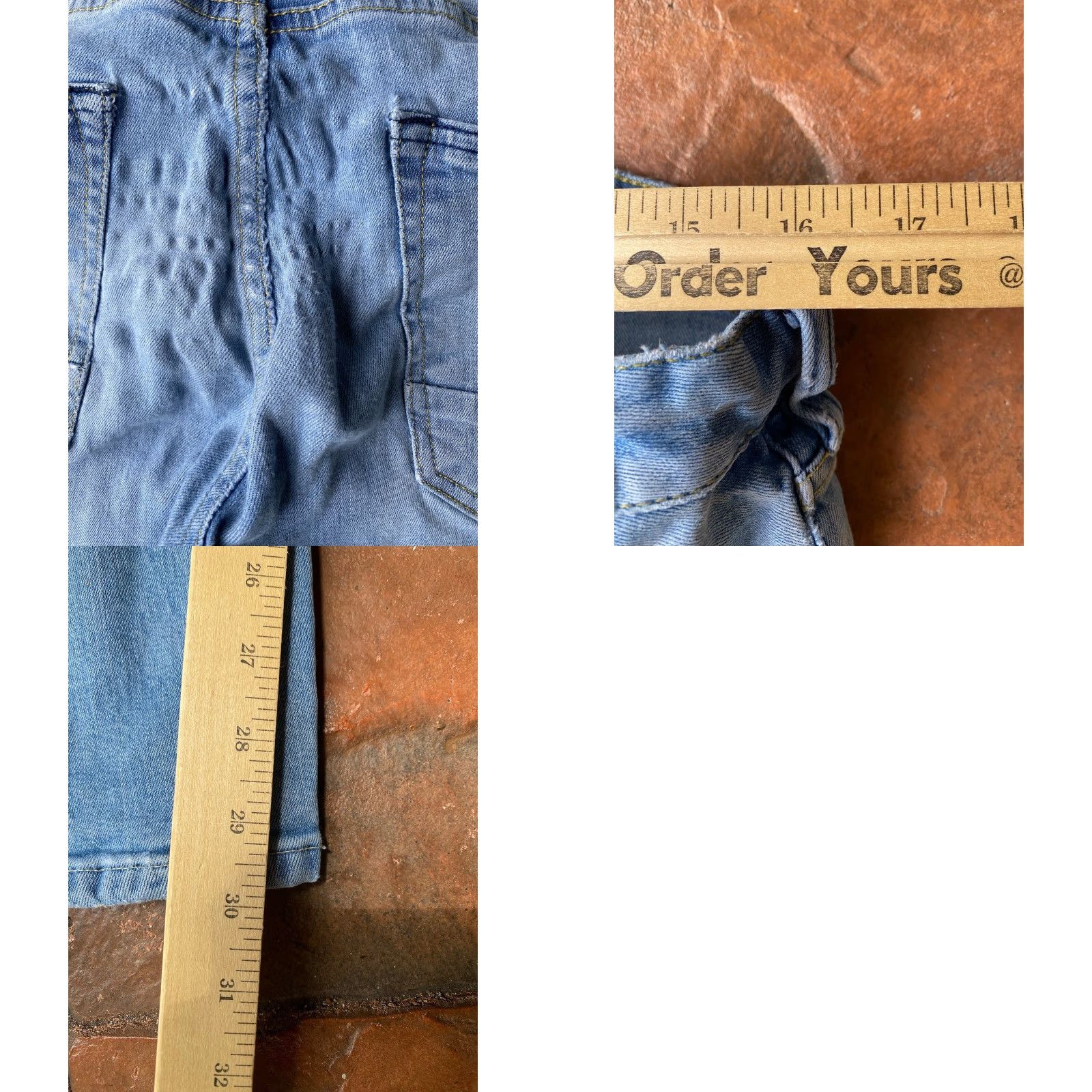 Scotch & Soda Scotch & Soda Amsterdam Blauw Ralston Men’s Jeans 33x30 Slim Button Fly Blue Denim Cotton Size US 33 - 8 Thumbnail