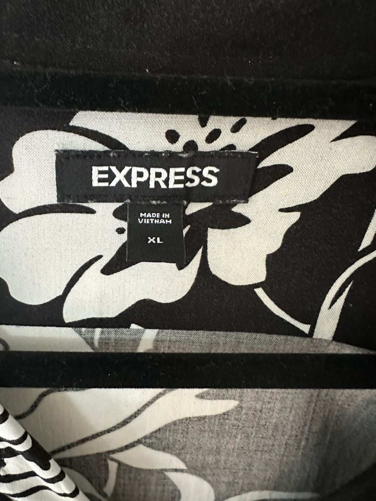 Express Floral Rayon Express Shirt Size US XL / EU 56 / 4 - 2 Thumbnail
