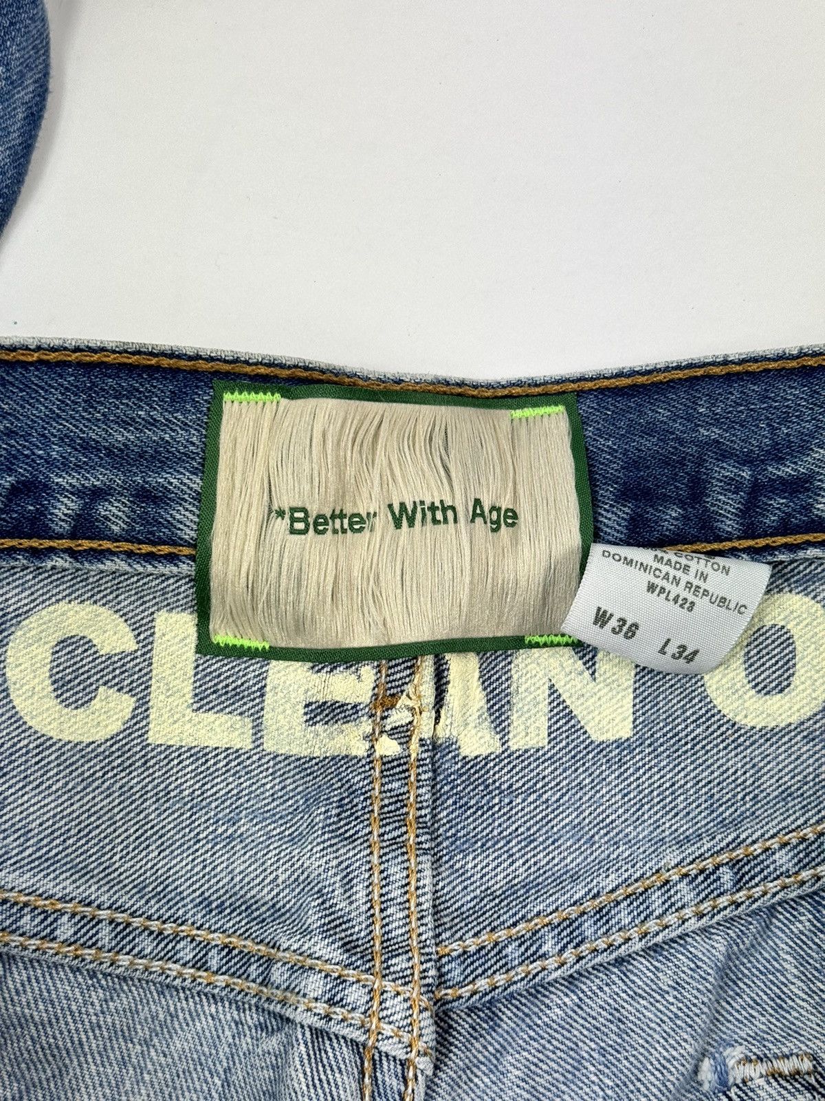 Better With Age LEVI’S LOGO EMBROIDERED BALLET DENIM JEANS Size US 36 / EU 52 - 6 Thumbnail