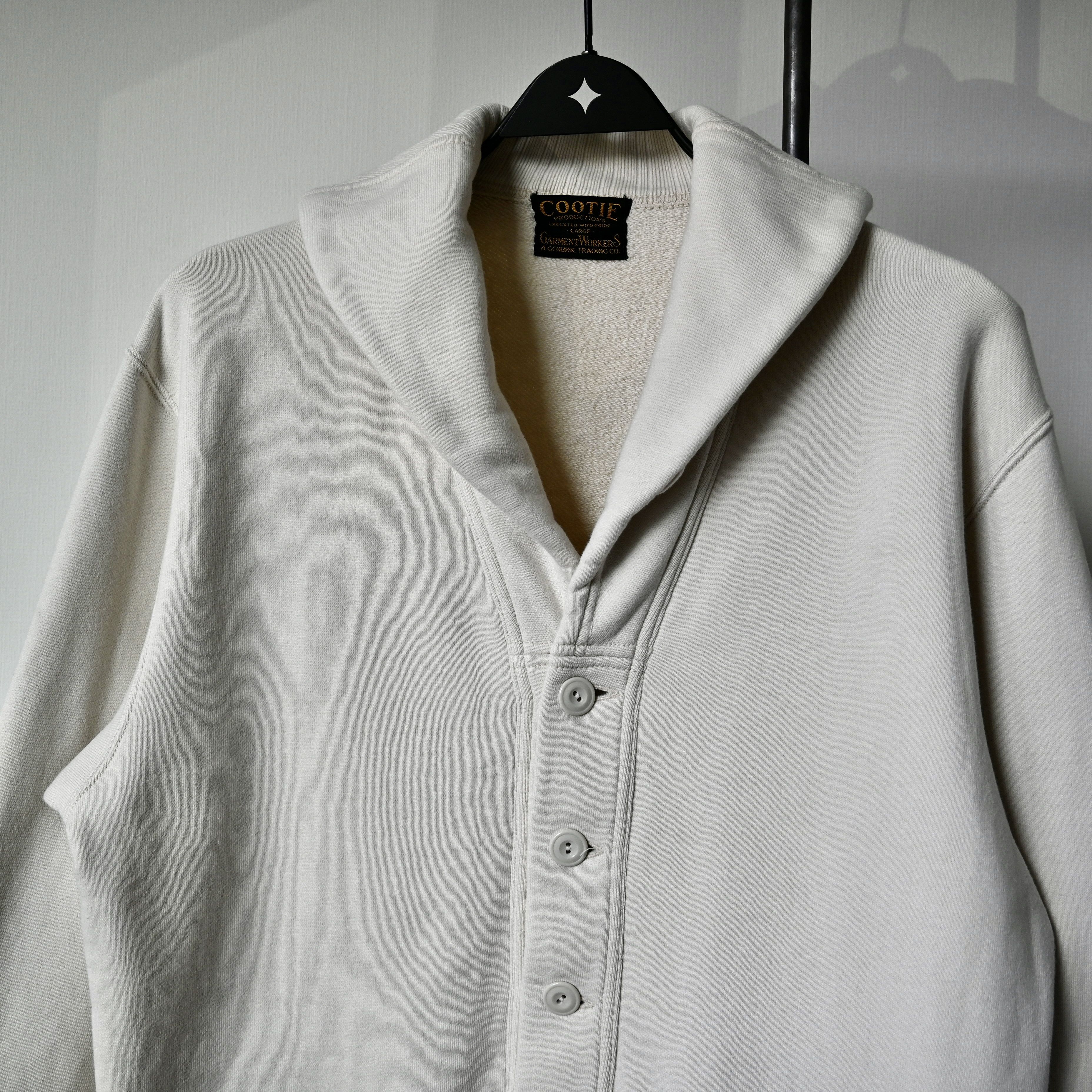 Japanese Brand COOTIE PRODUCTIONS shawl collar sweat cardigan made in Japan Size US L / EU 52-54 / 3 - 5 Thumbnail