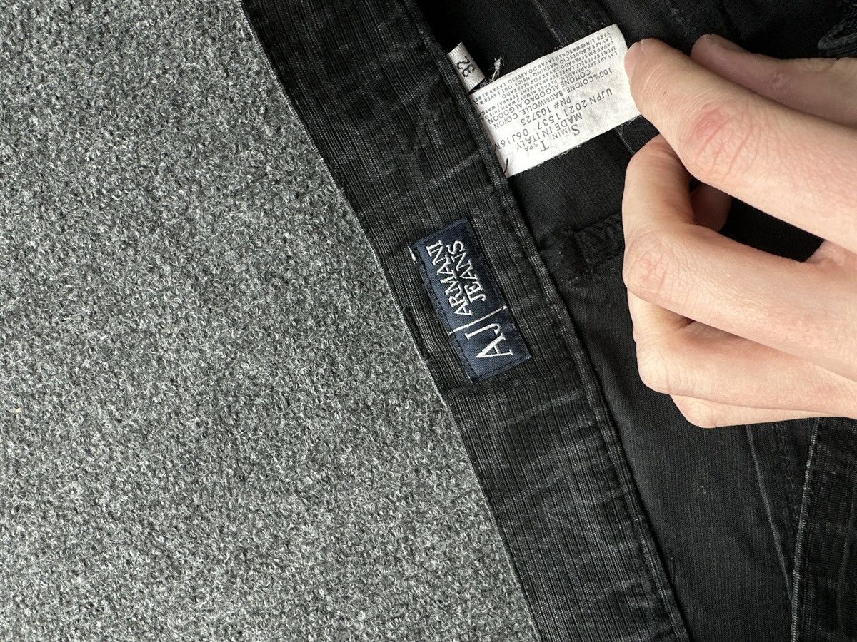 Armani VNTG🚨 ARMANI GRAY MONOGRAM PANTS LUXURY Y2K INDIGO CASUAL Size US 32 / EU 48 - 9 Thumbnail