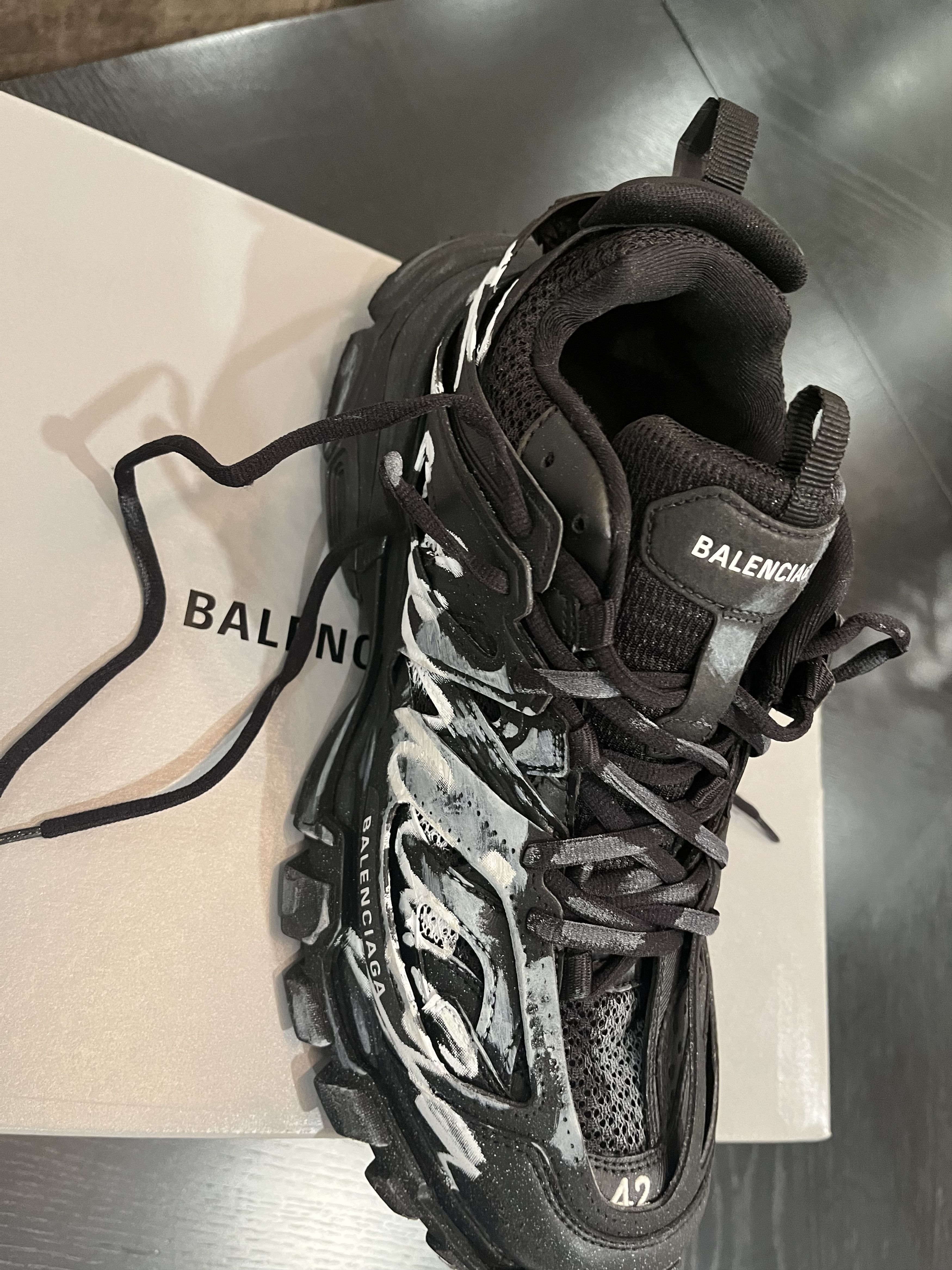 Balenciaga Track sneaker track handwritten Size US 9 / EU 42 - 10 Thumbnail