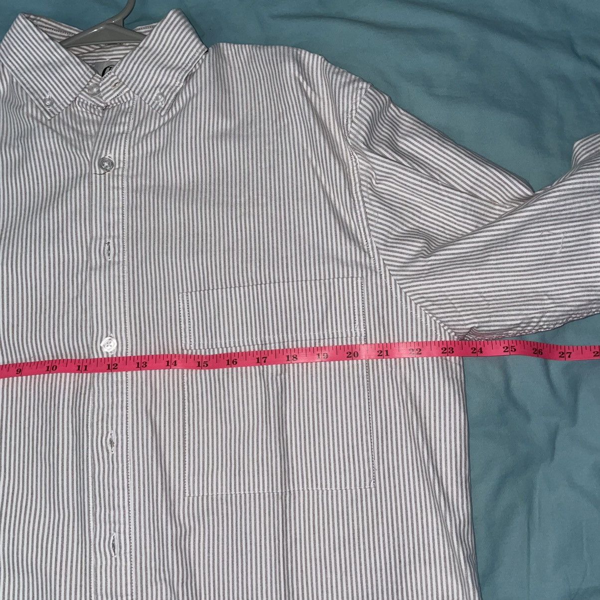 Designer × Other Earls Collection Brown Striped Oxford Shirt – Size XS Size US XS / EU 42 / 0 - 5 Thumbnail
