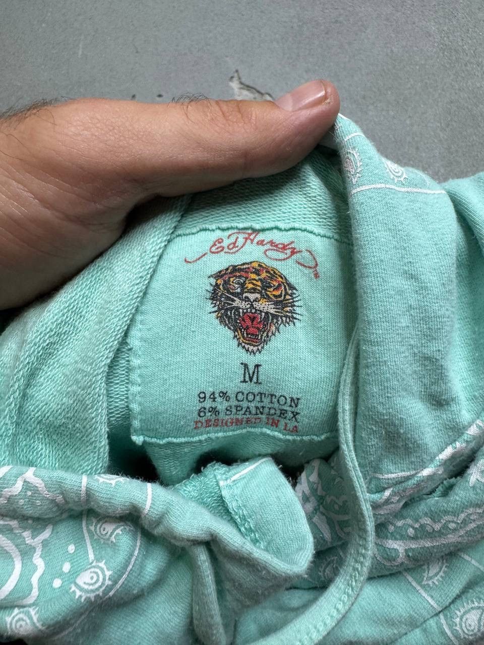 Ed Hardy Vintage Y2K Ed Hardy Tiger Big Logo Zip Up Hoodie Sweatshirt Size M / US 6-8 / IT 42-44 - 3 Thumbnail