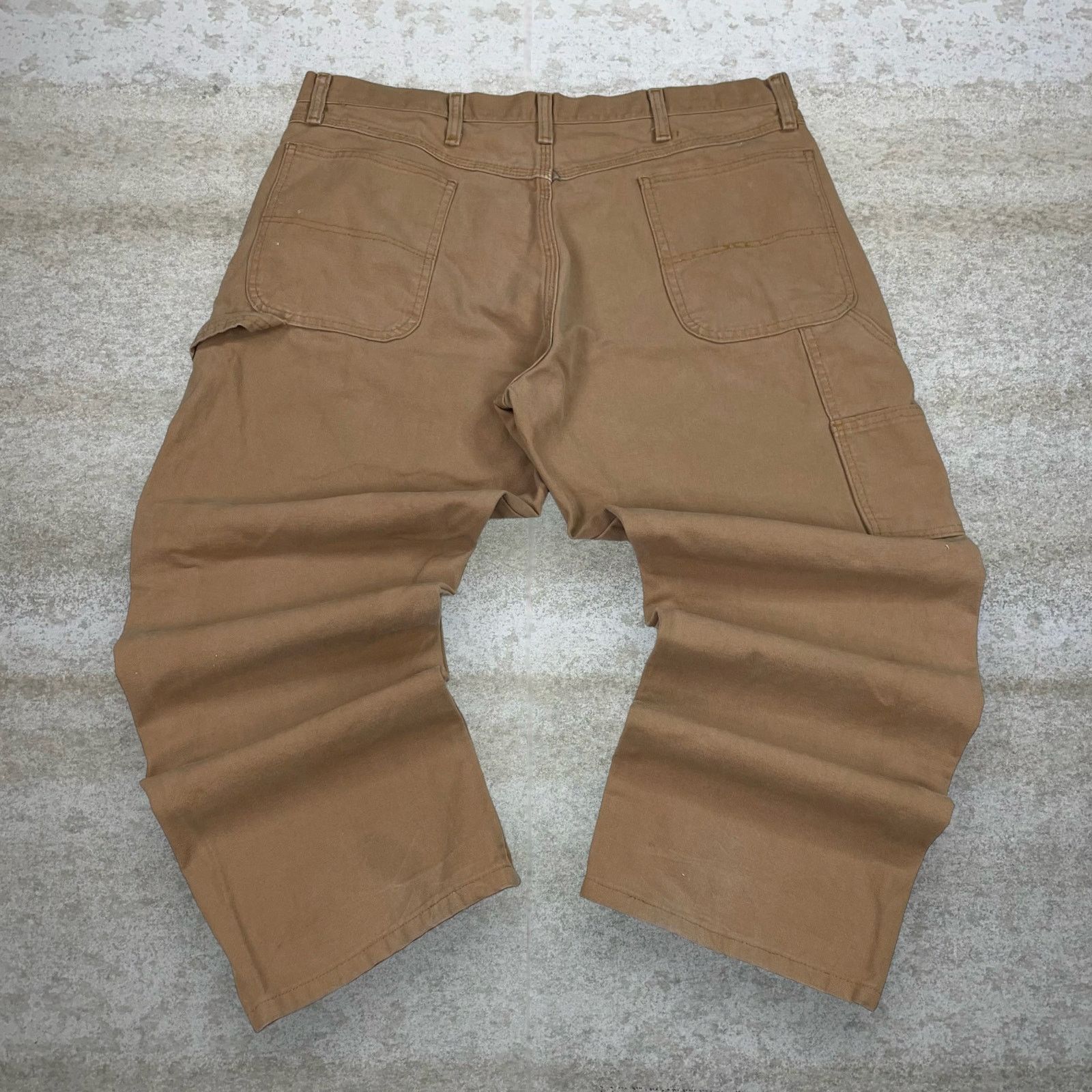 Rustler Vintage Y2K Rustler Carpenter Pants 38x29 Baggy Wide Leg Tan Size US 38 / EU 54 - 1 Thumbnail