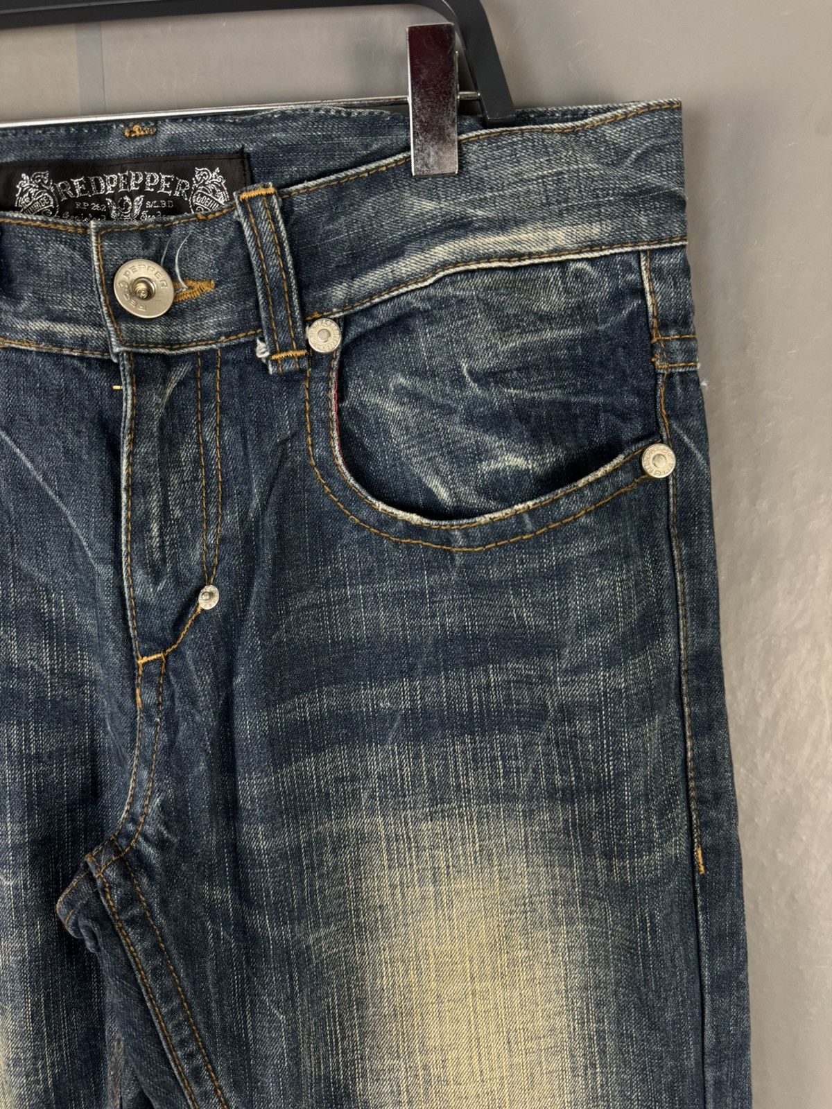 Vintage VINTAGE REDPAPPER JAPANESE STYLE DISTRESSED DENIM Size US 30 / EU 46 - 7 Thumbnail