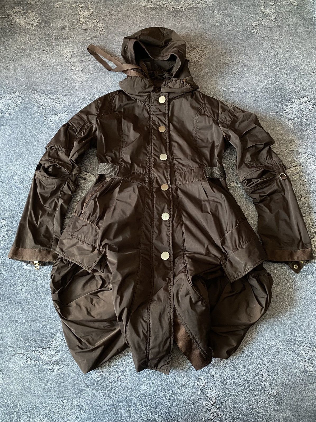 Marithe + Francois Girbaud Marithe Francois Girbaud Archive Bandage Nylon Jacket Coat Size M / US 6-8 / IT 42-44 - 1 Thumbnail