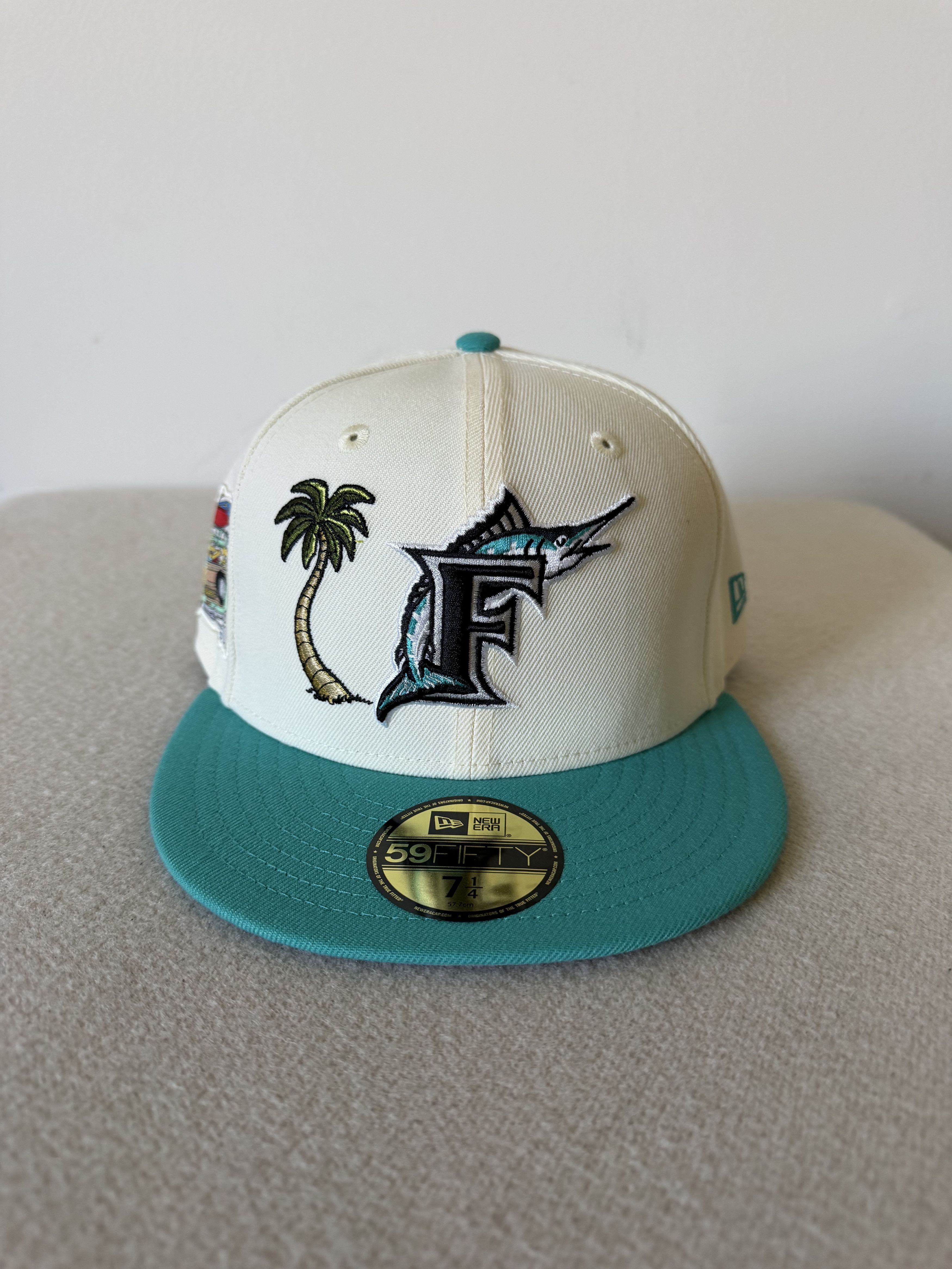 New Era 7 1/4 New Era Florida Marlins Simpsons Localized 59FIFTY Hat Size ONE SIZE - 2 Thumbnail