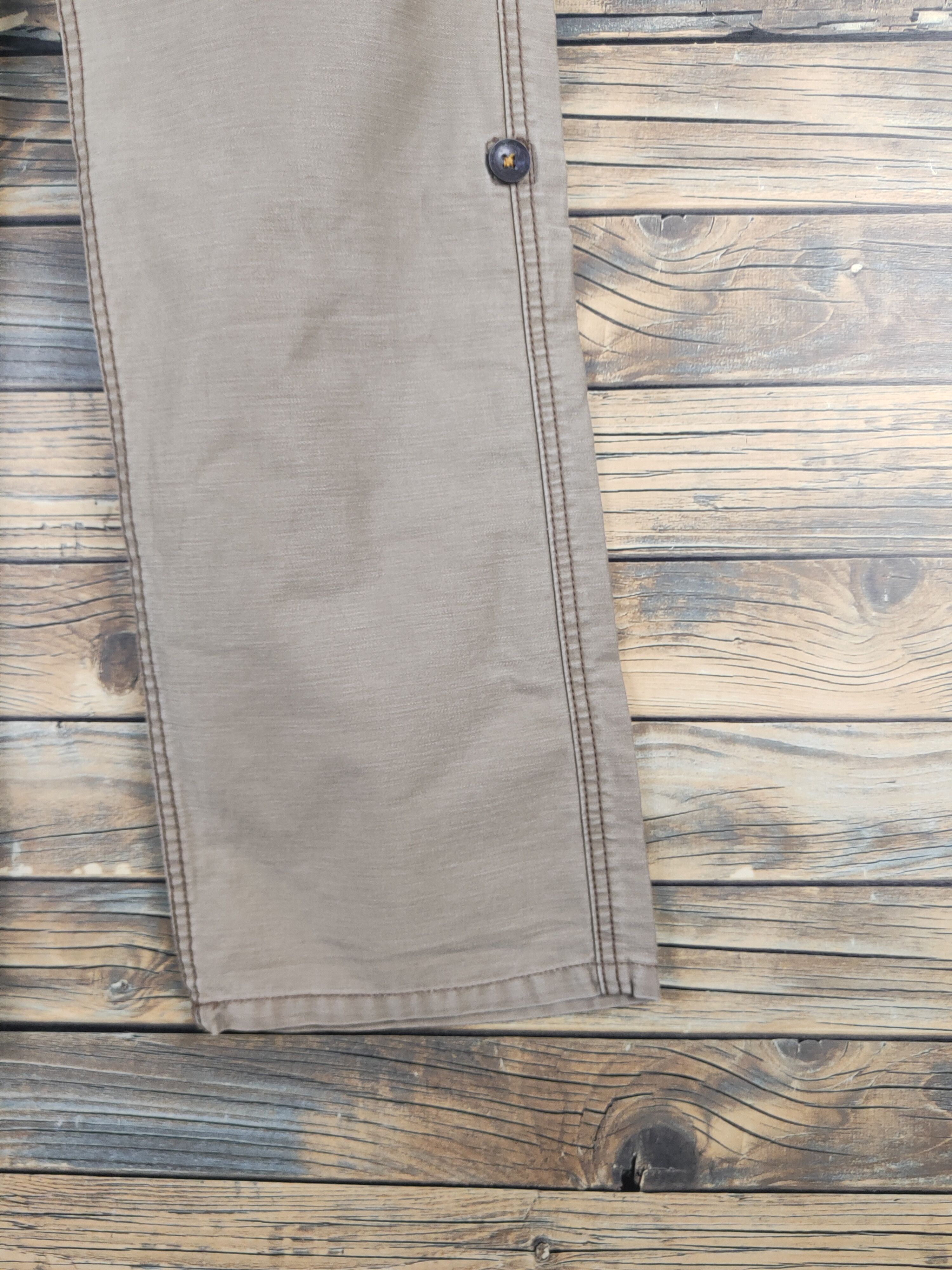 Japanese Brand DL In the groove Beige Multipocket Casual Pants #1577 Size 30" / US 8 / IT 44 - 6 Thumbnail