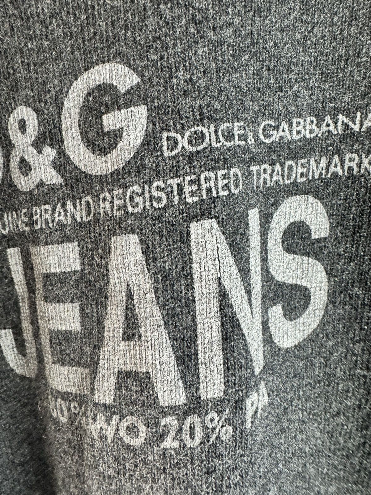 Dolce & Gabbana Vintage Dolce & Gabbana Wool Big Logo Archive Sweater Size US XL / EU 56 / 4 - 6 Thumbnail