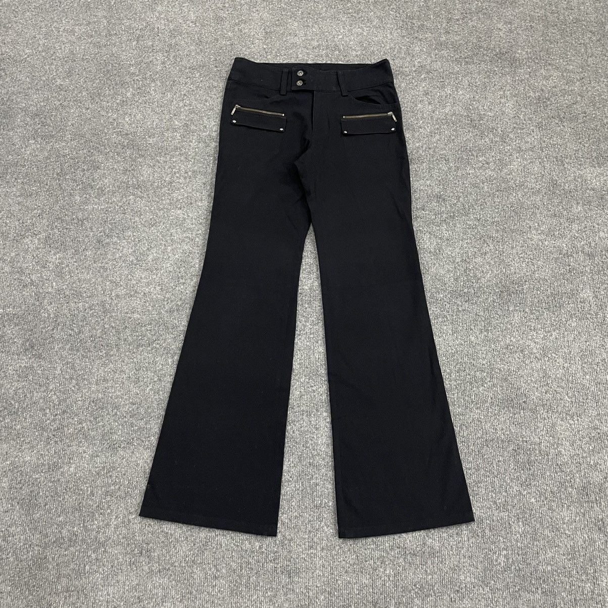 Japanese Brand Japanese Zazie Flared Pants Multi Pocket Rick Owens Style Size 26" / US 2 / IT 38 - 1 Thumbnail