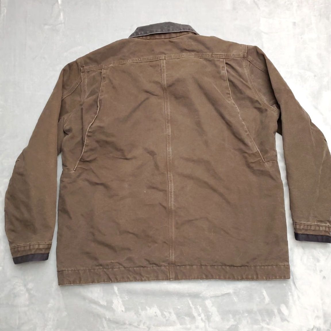 Carhartt VINTAGE Carhartt Jacket Mens XL Brown Quilt Lined Snap Front Chore Work J285 Size US XL / EU 56 / 4 - 6 Thumbnail