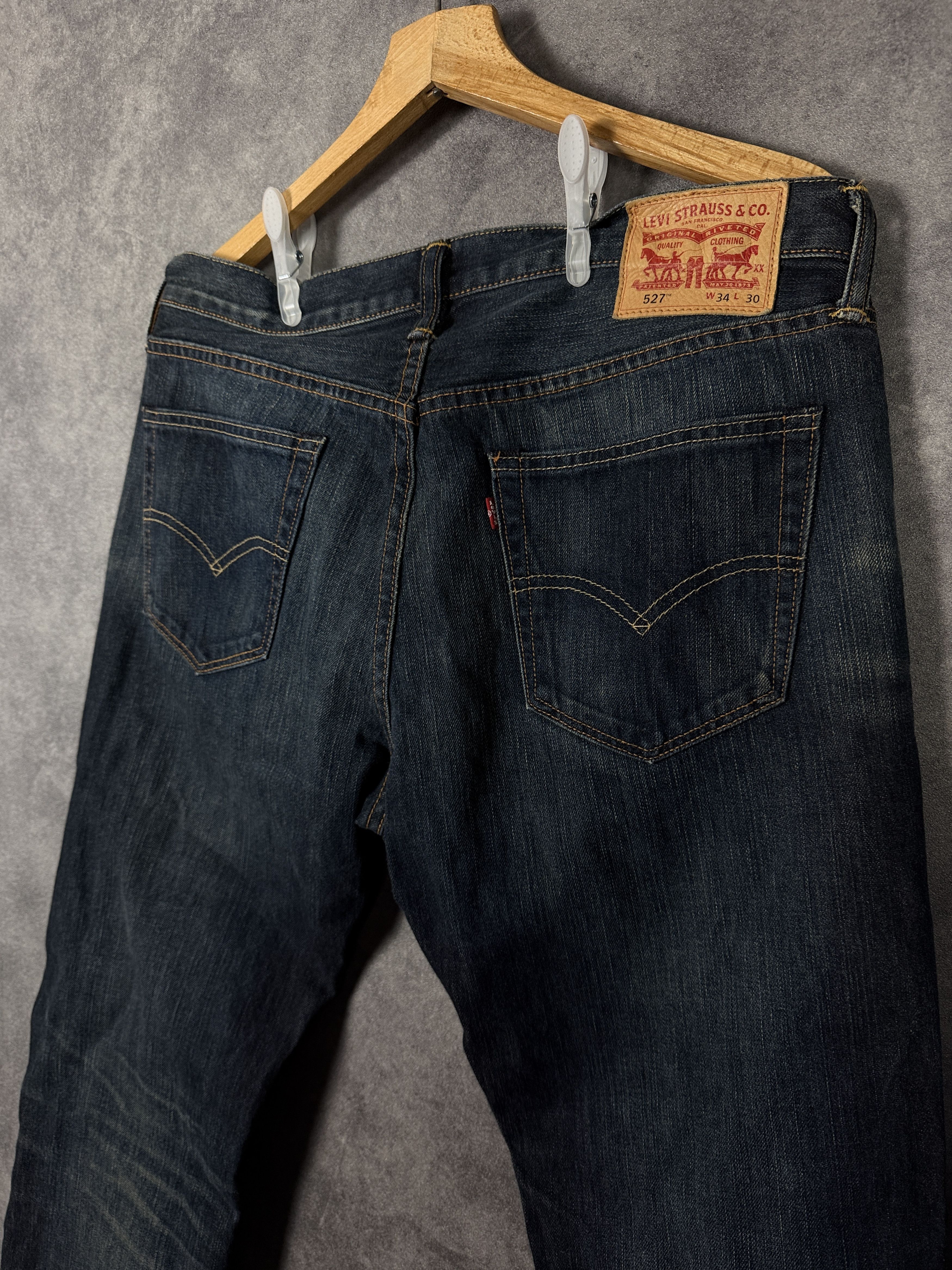 Levi's Levi’s 527 jeans Texas Country Style navy distressed vintage Size US 34 / EU 50 - 8 Thumbnail