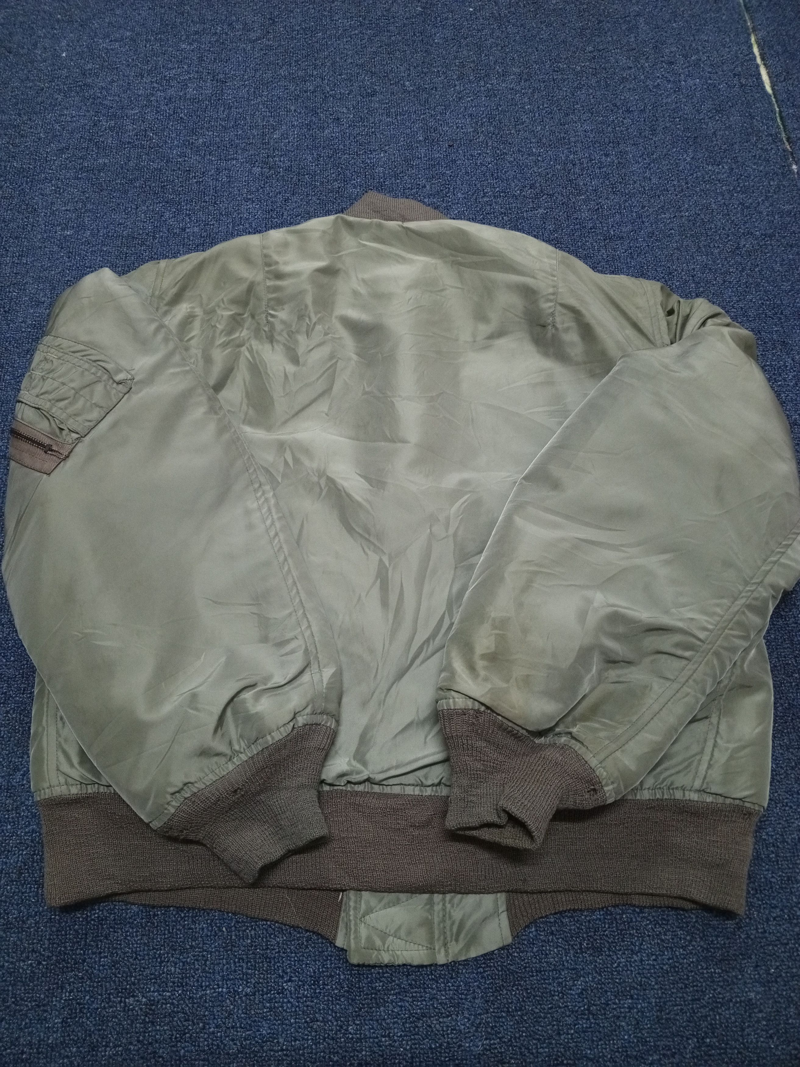 Vintage VINTAGE 90'S MA-1 BOMBER FLIGHT JACKET Size US XL / EU 56 / 4 - 2 Thumbnail