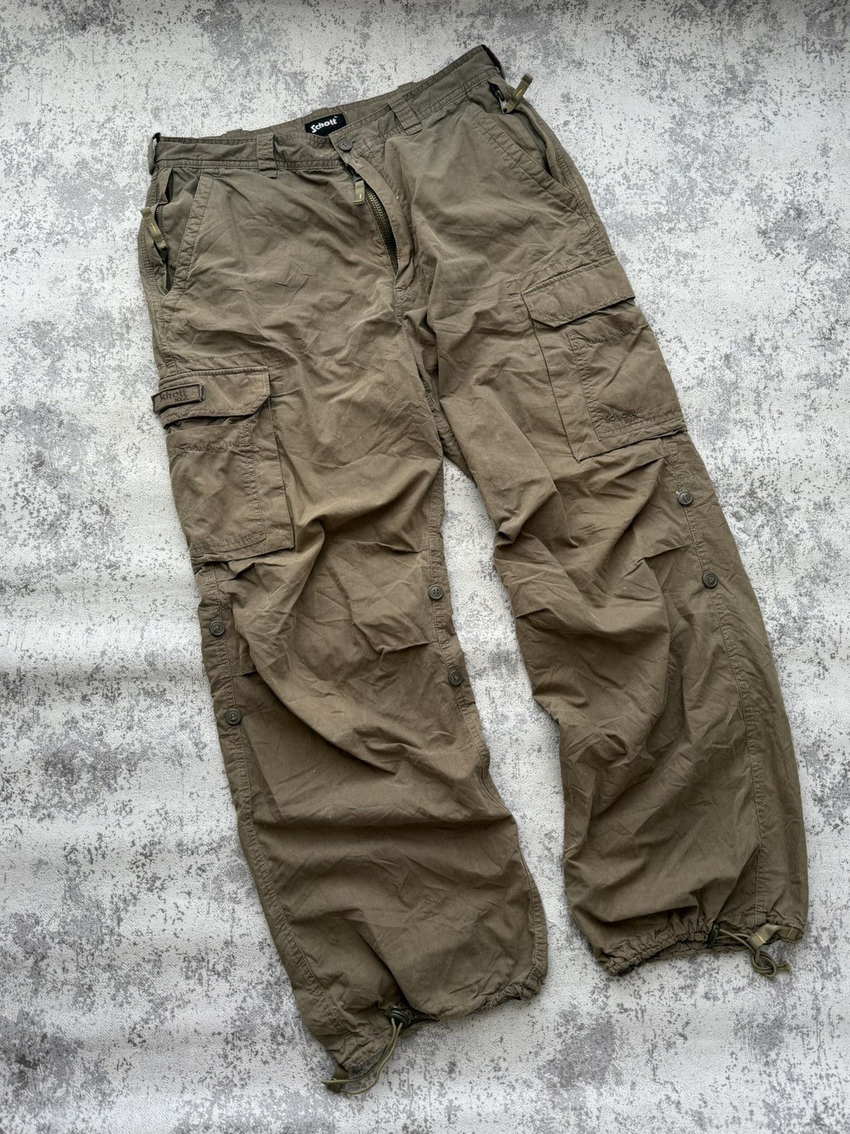 Schott × Vintage Vintage Schott N.Y.C Military Cargo Pants Size US 32 / EU 48 - 1 Thumbnail