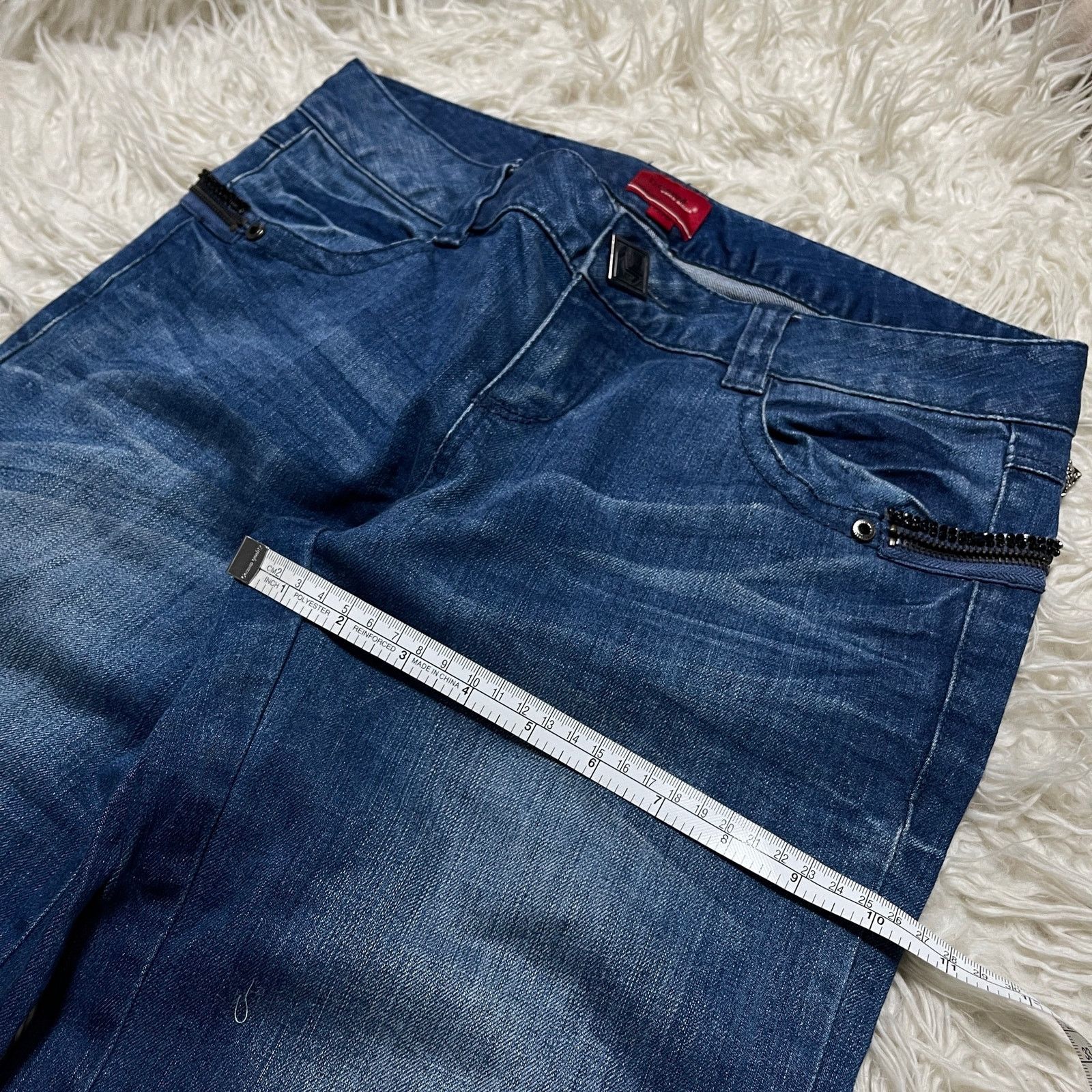 Hysteric Glamour × Japanese Brand × Vintage Vintage Japanese Brand Faded Low-rise Bootcut Denim Jeans Size US 30 / EU 46 - 21 Thumbnail