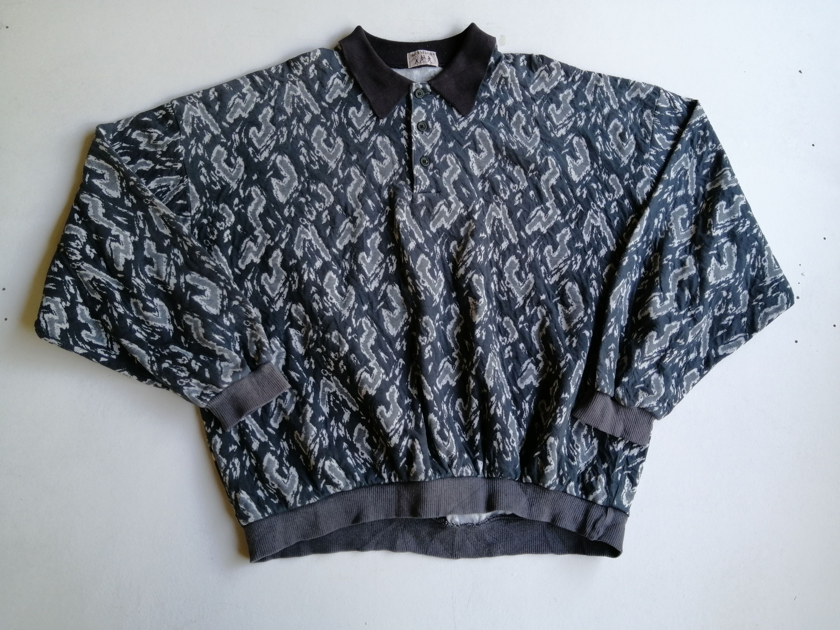 Designer × Japanese Brand Vintage Paz Creation Full Print Sweatshirt Size US XXL / EU 58 / 5 - 1 Thumbnail