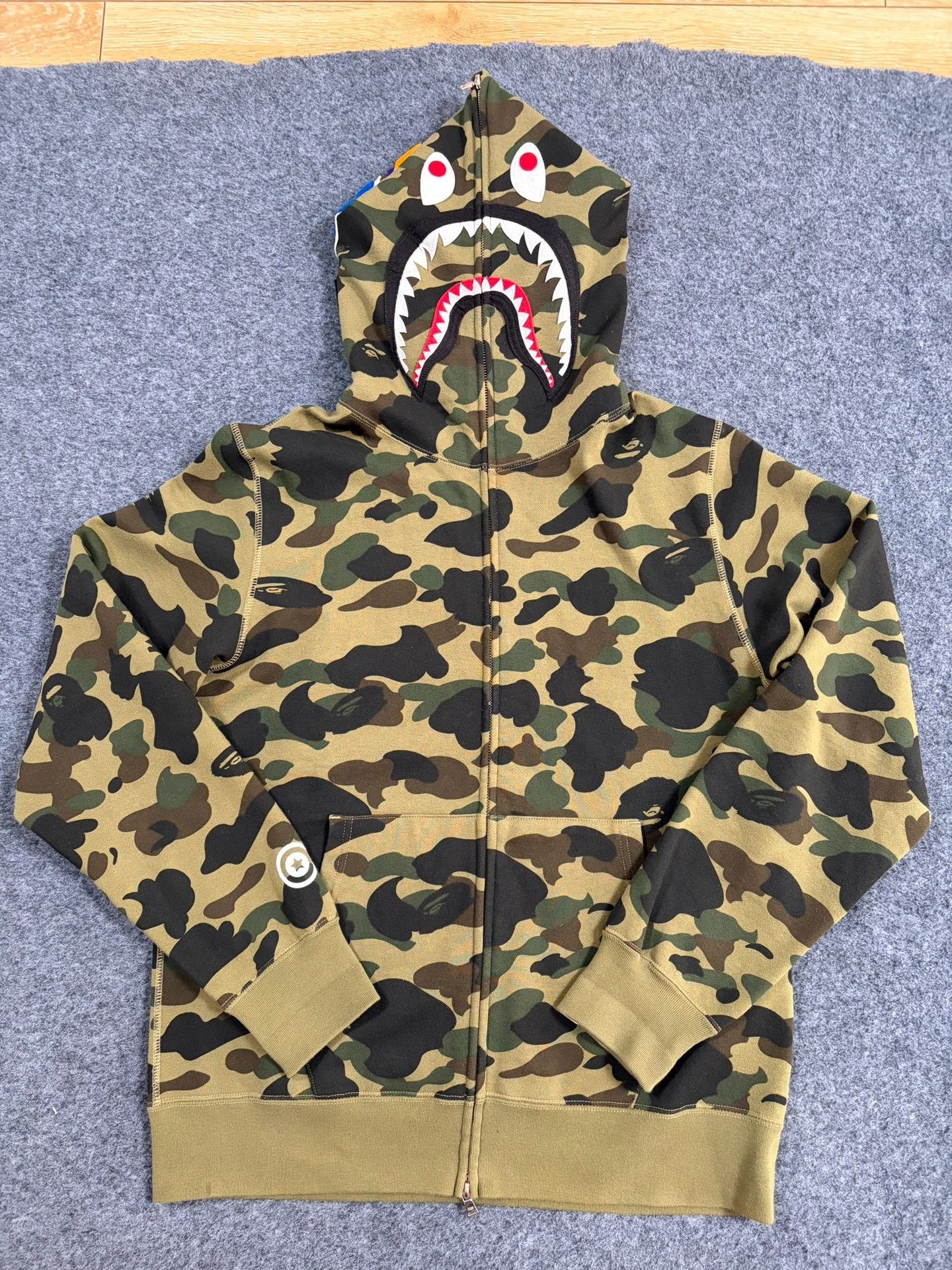 Bape Bape Multi Shark Sweatshirt Pullover Size US XL / EU 56 / 4 - 1 Thumbnail