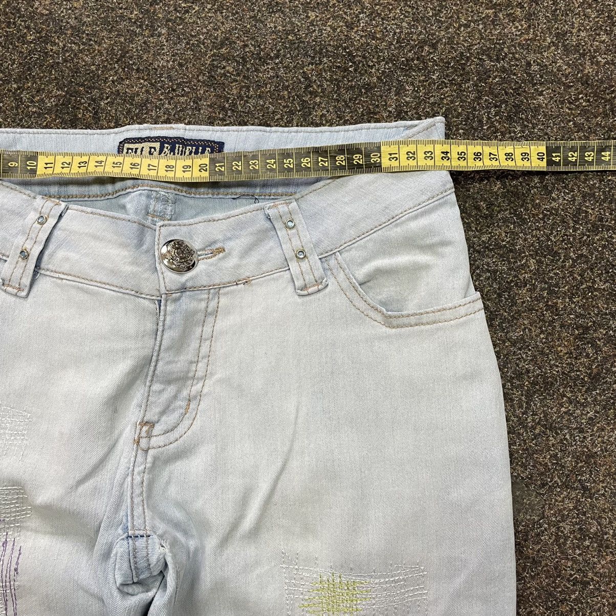 Vintage Vintage Y2K Baggy Wide Leg Flared Jeans Grunge Streetwear 33 Size 33" - 6 Thumbnail