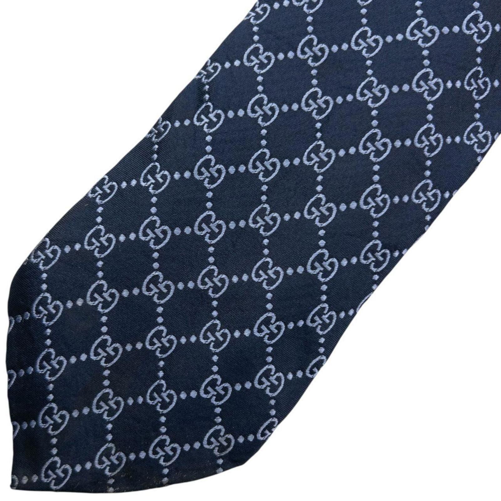Gucci Vintage 2000sGucci Monogram Silk Tie Size ONE SIZE - 7 Thumbnail