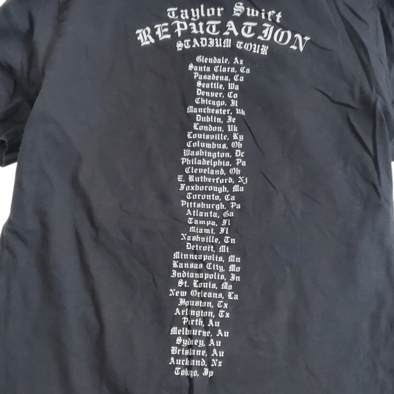 Vintage Taylor Swift Reputation Tour T-Shirt Size S / US 4 / IT 40 - 5 Thumbnail
