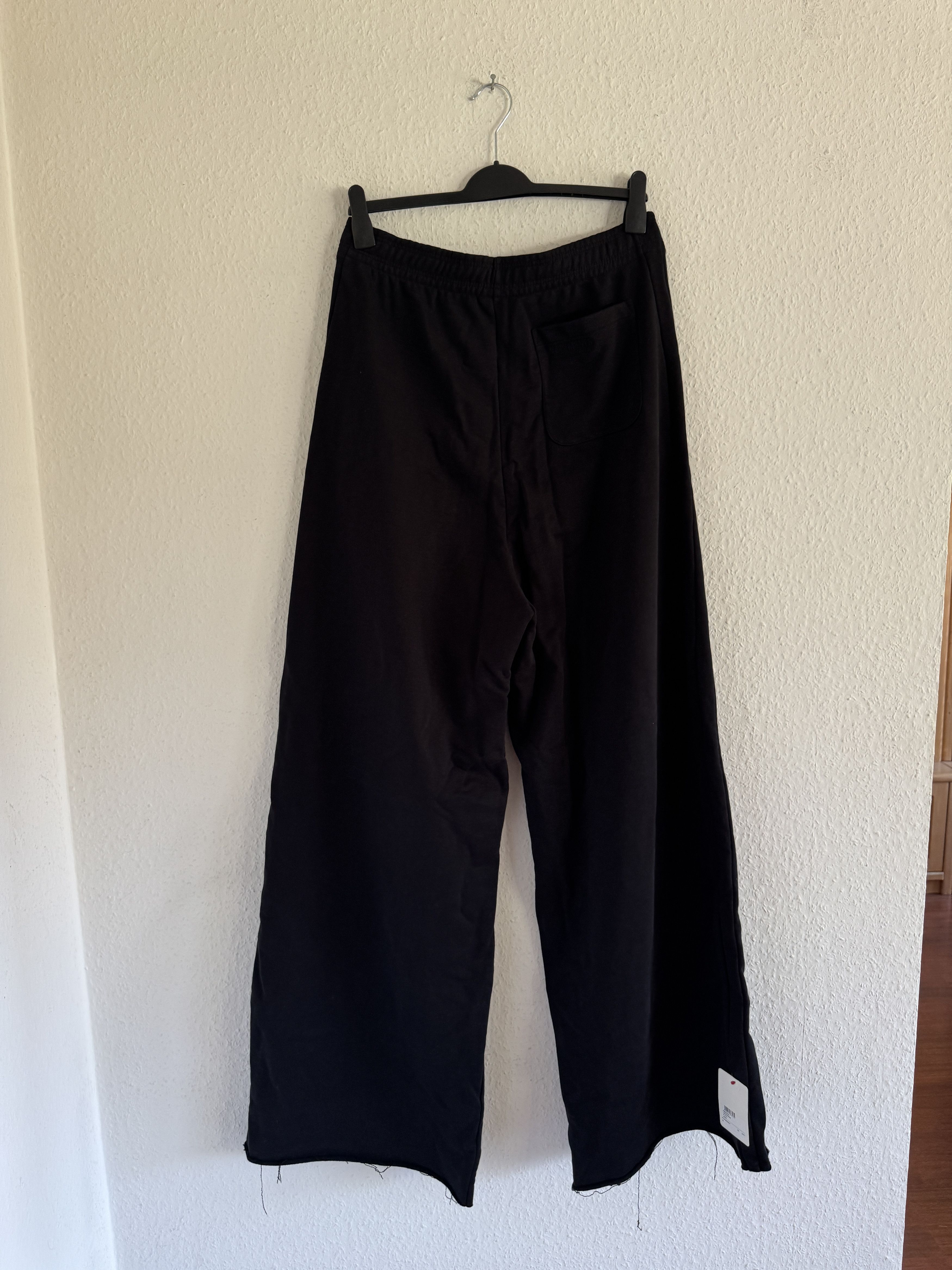 Vetements Wide Leg Panelled Cotton Blend Jersey Sweatpants Size US 32 / EU 48 - 11 Thumbnail