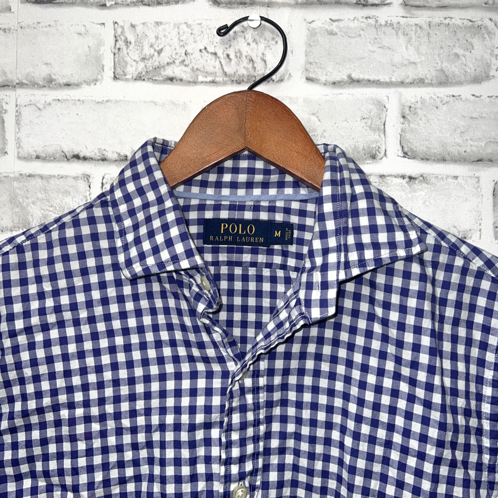 Polo Ralph Lauren Polo Ralph Lauren Blue Plaid Button-Up Shirt Mens M Size Blue Plaid Button-Up Shirt Mens M Color Blue Size US M / EU 48-50 / 2 - 2 Thumbnail