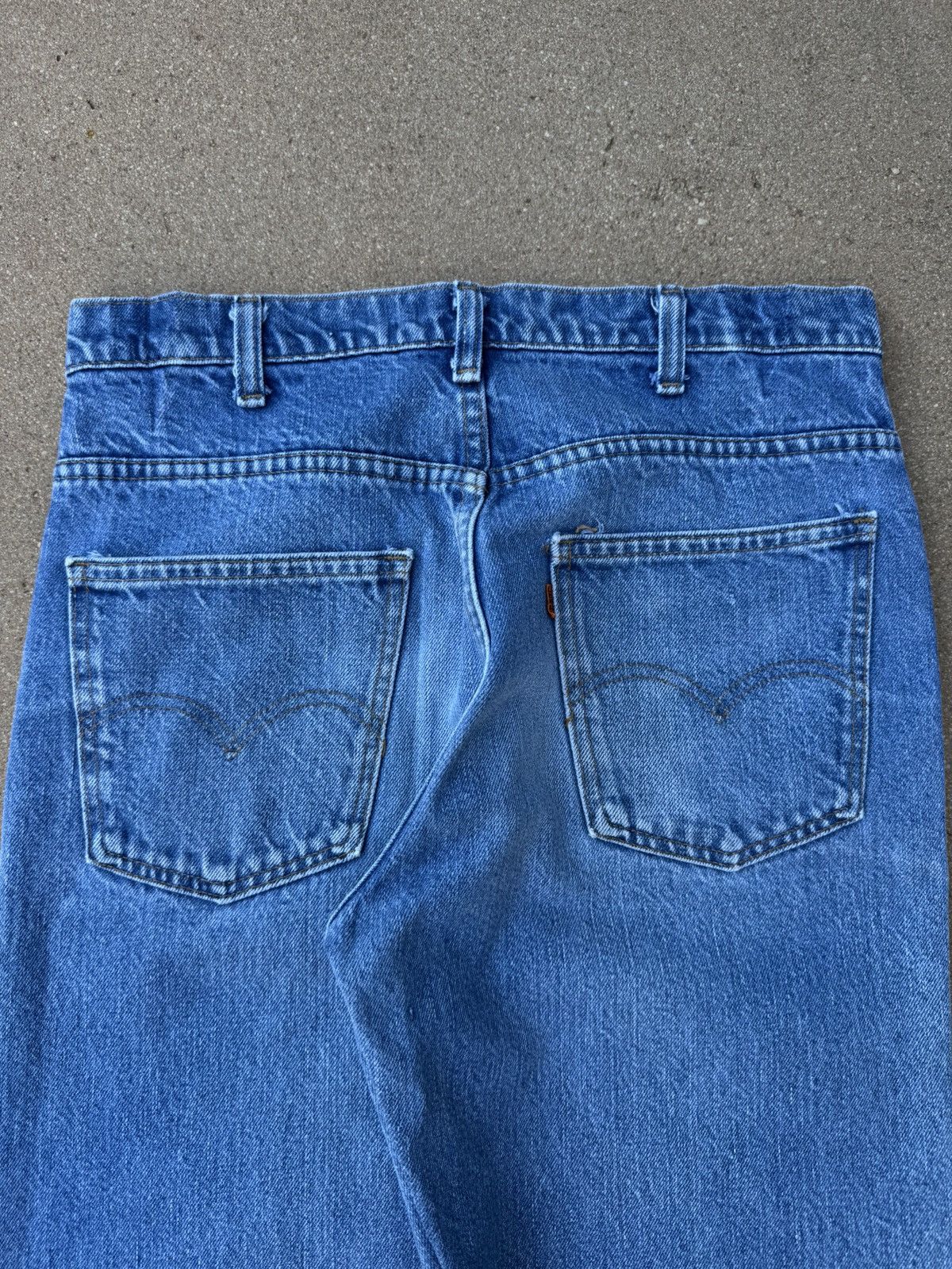 Levi's × Vintage Vtg 70’s Levi’s 646 Orange Tab Bellbottom Flare Jeans 32x31 Size US 32 / EU 48 - 7 Thumbnail