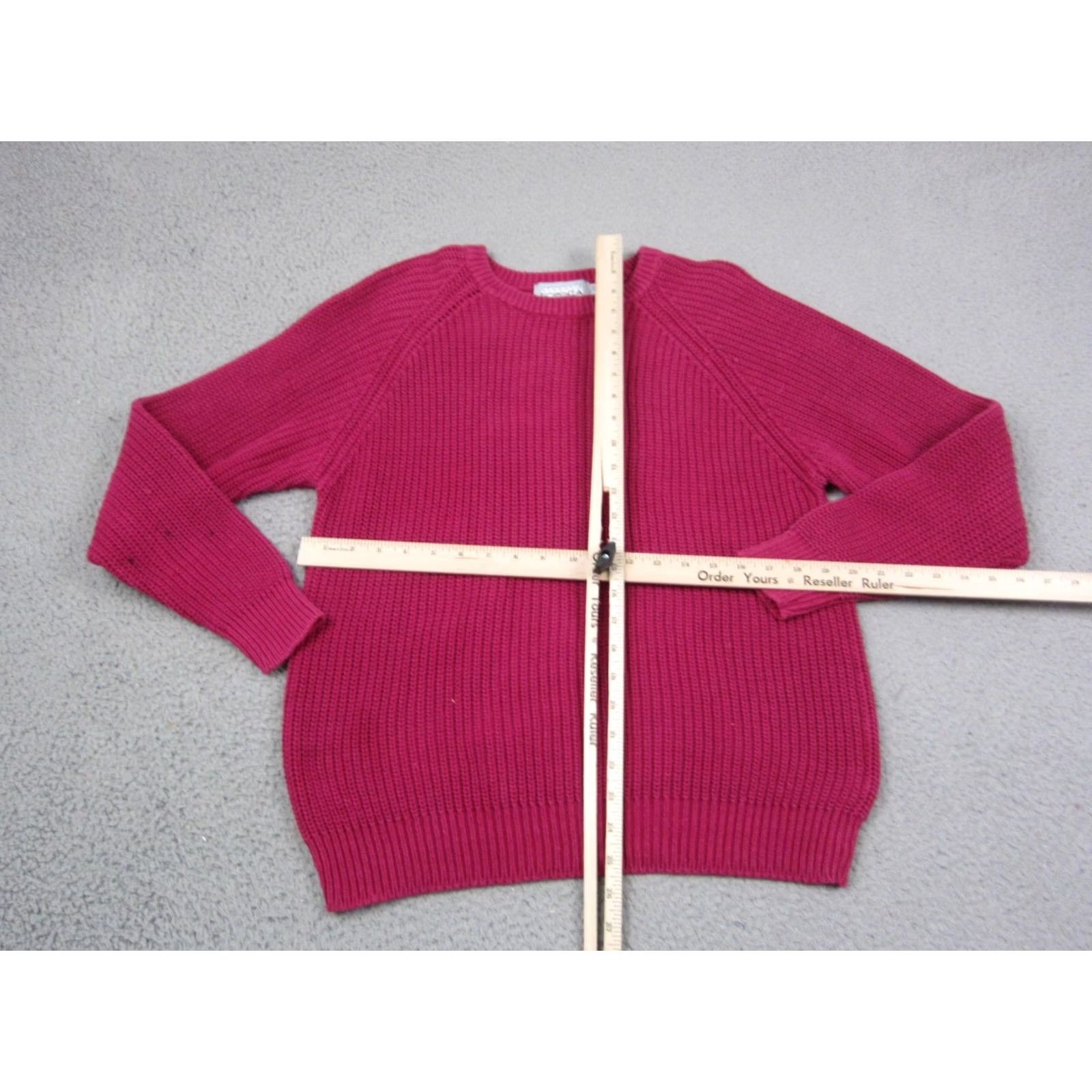 Pinko VINTAGE Forenza Sweater Womens Large L Pink Ramie Cotton Knit Pullover Classic 90s Size L / US 10 / IT 46 - 5 Thumbnail