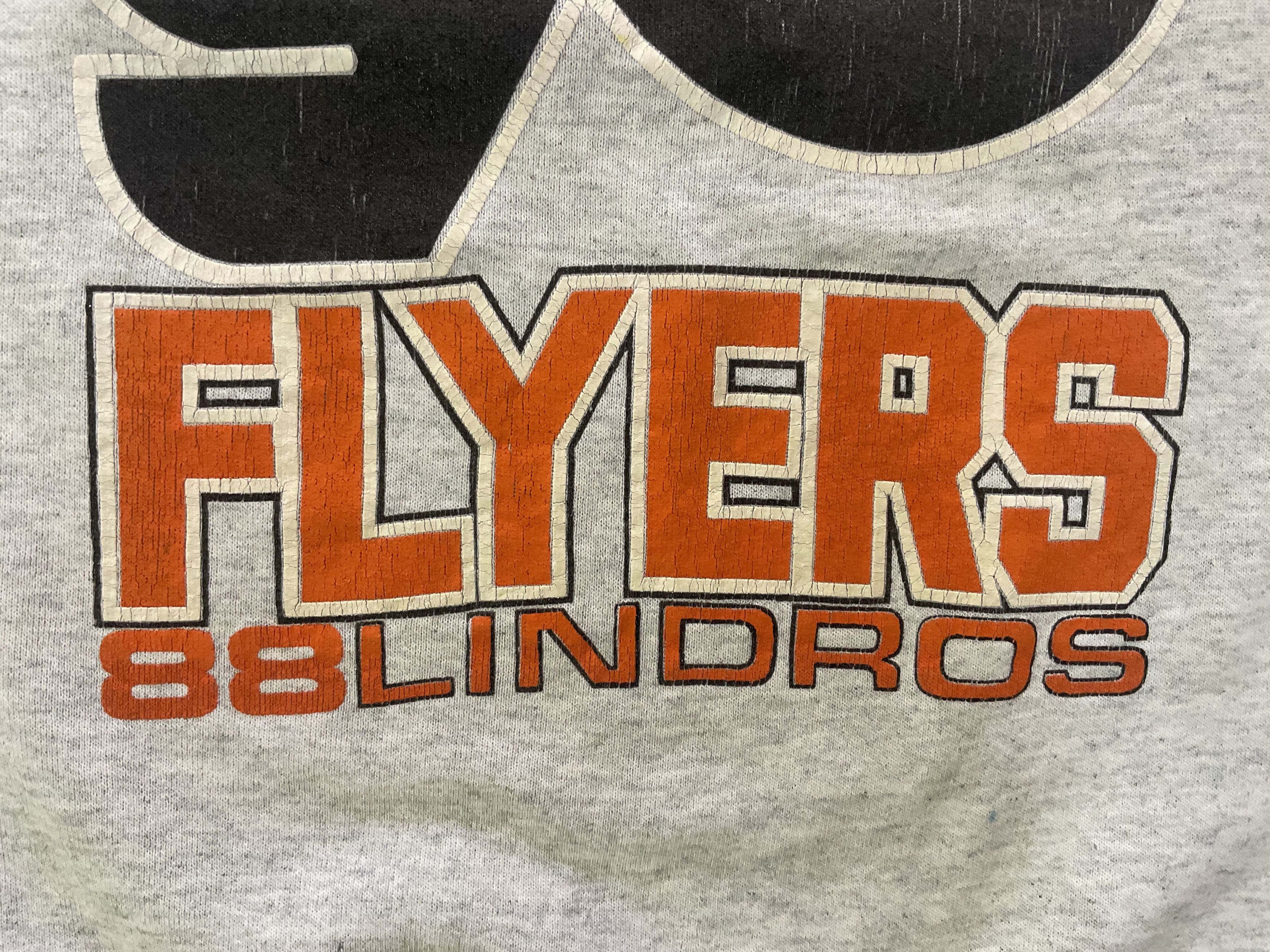 NHL Vintage 90s NHL Philadelphia Flyers Eric Lindros Sweatshirt Size US L / EU 52-54 / 3 - 6 Thumbnail