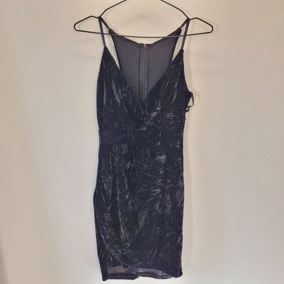 Other Black Velvet italian party dress waist openings - Size S Size S / US 4 / IT 40 - 4 Thumbnail