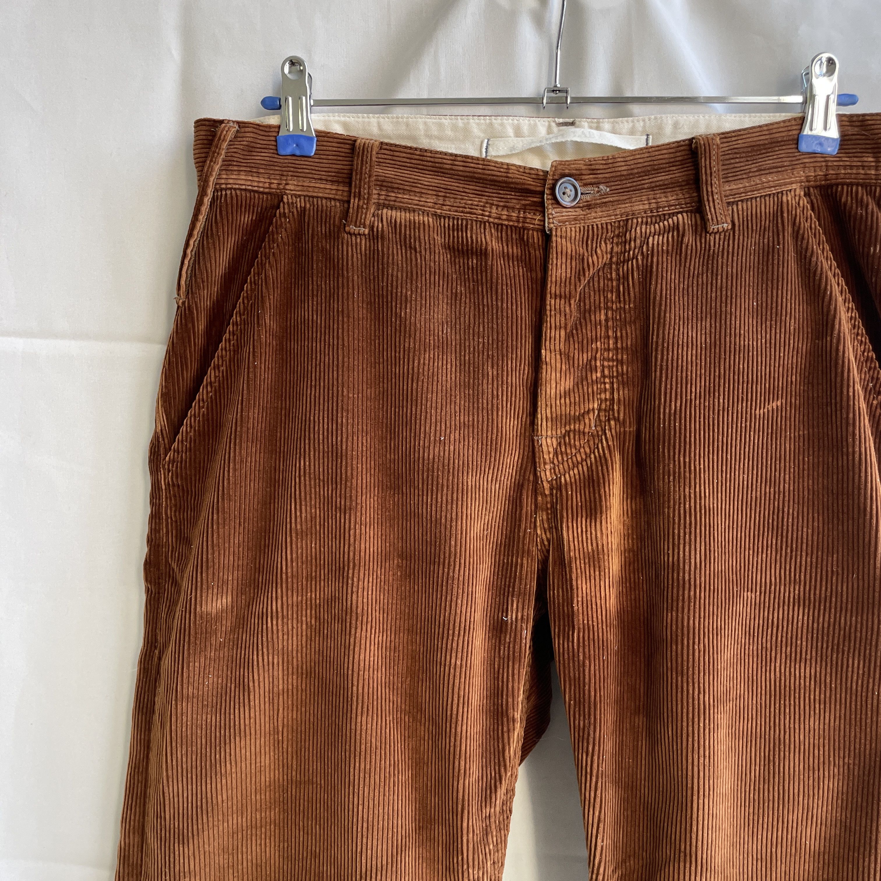 Scarti-Lab Scarti Lab 101 SN814 Brown Corduroy Pants Size 33 Size US 33 - 5 Thumbnail