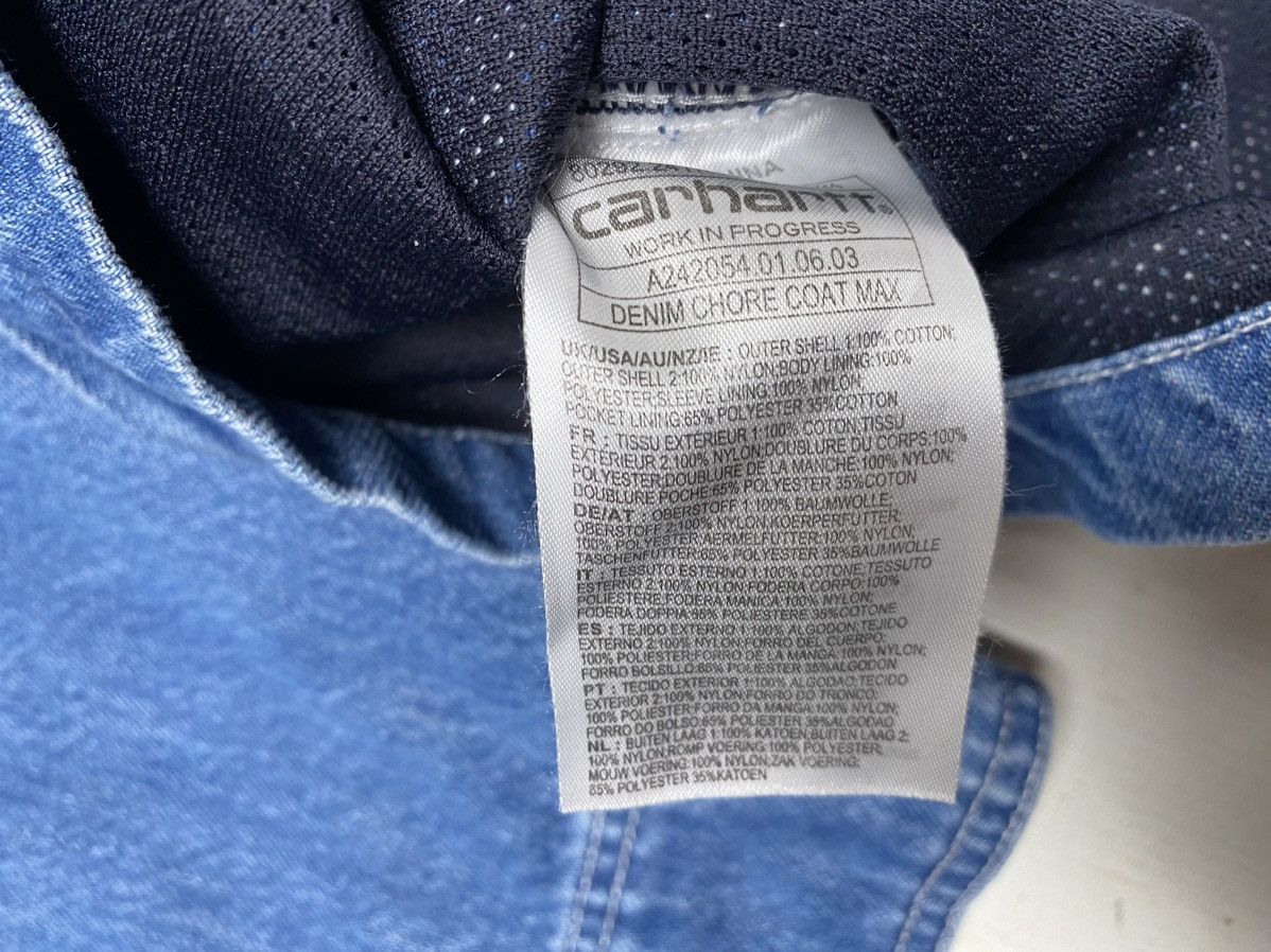 Carhartt Wip Chore Coat Max denim Jacket Carhartt Wip x new L Size US XXL / EU 58 / 5 - 18 Thumbnail