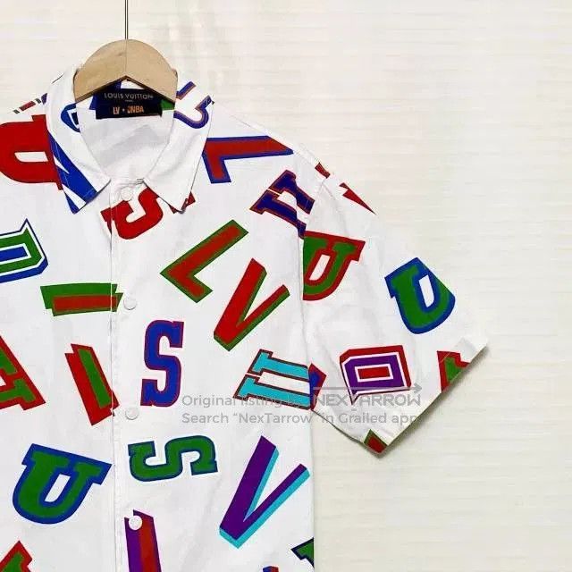 Louis Vuitton LOUIS VUITTON x NBA Basketball Print Shirt. Size US M / EU 48-50 / 2 - 3 Thumbnail