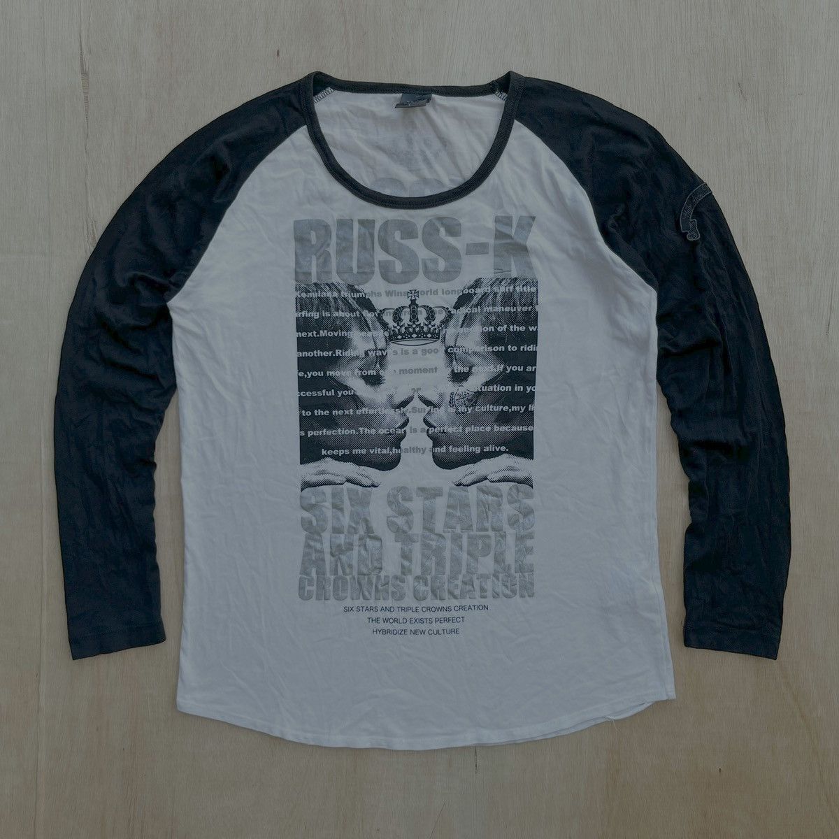 Other RUSS K 6 STARS & TRIPLE CROWNS CREATION VINTAGE Y2K Size US L / EU 52-54 / 3 - 1 Thumbnail