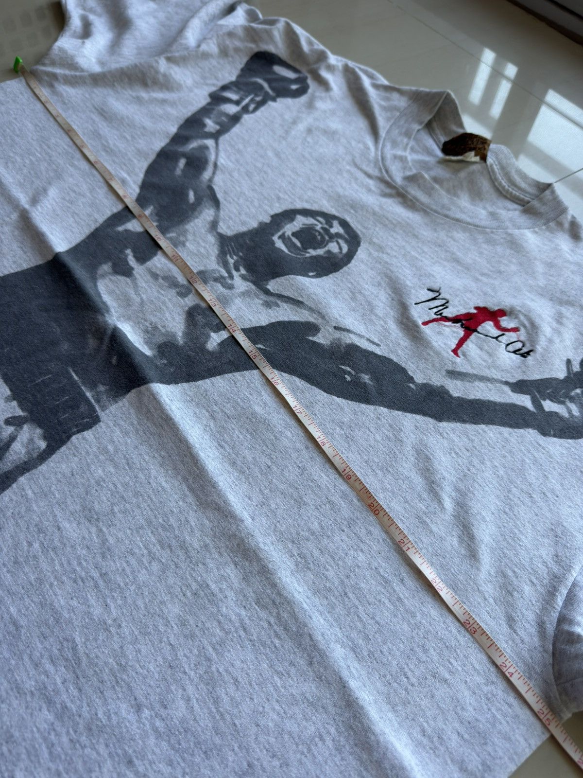 Nutmeg 90s Muhammad Ali Boxer GOAT World Champion VTG Nutmeg Shirt Size US XL / EU 56 / 4 - 9 Thumbnail