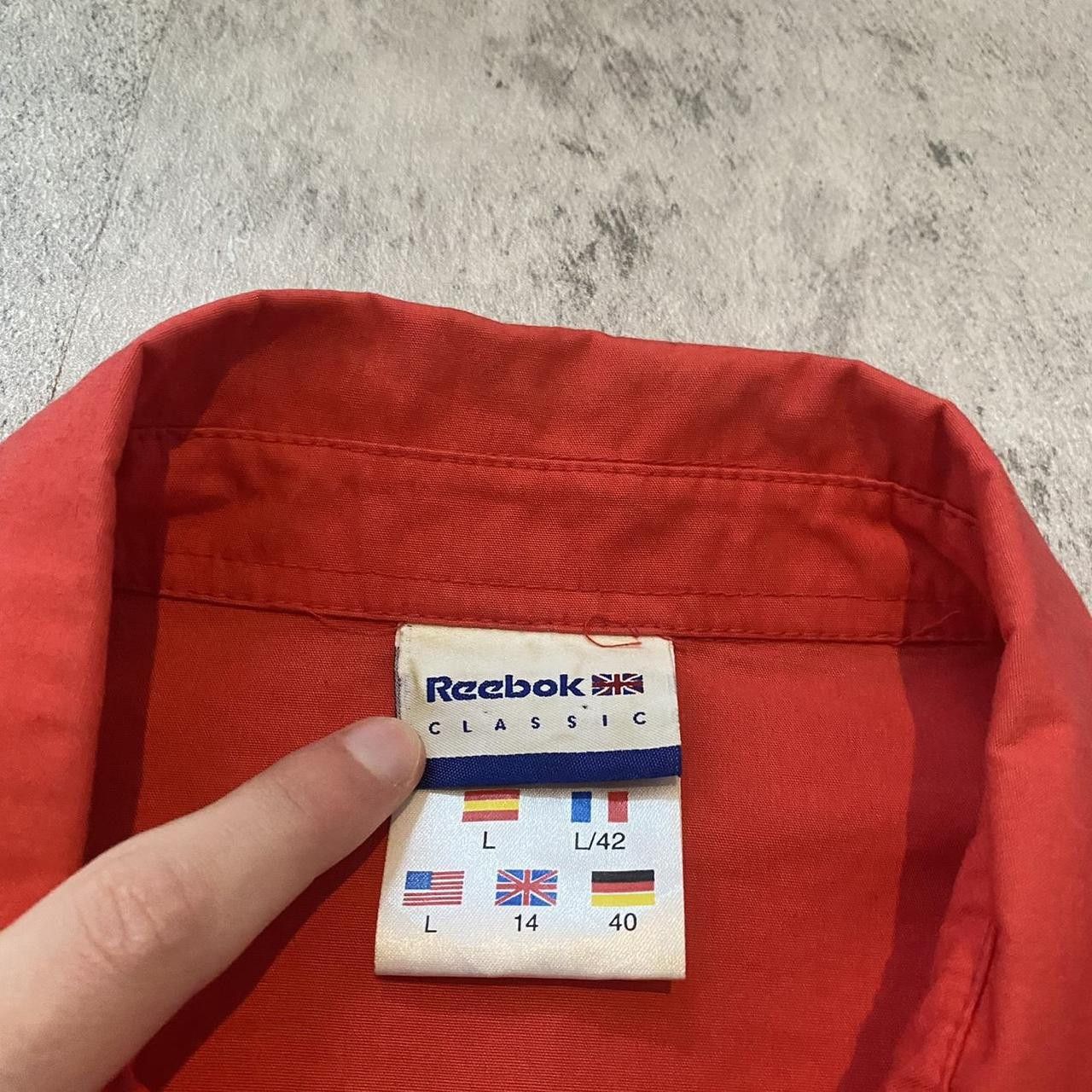 Reebok 2000s y2k Red Reebok jacket with embroidered logo Size US S / EU 44-46 / 1 - 4 Thumbnail