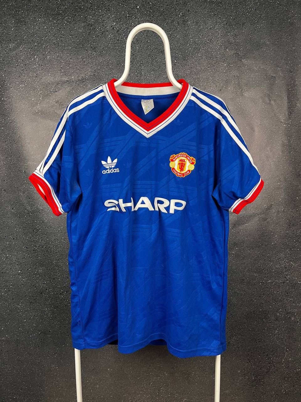 Vintage Manchester United 1986 1988 third vintage soccer jersey Size US XL / EU 56 / 4 - 1 Thumbnail