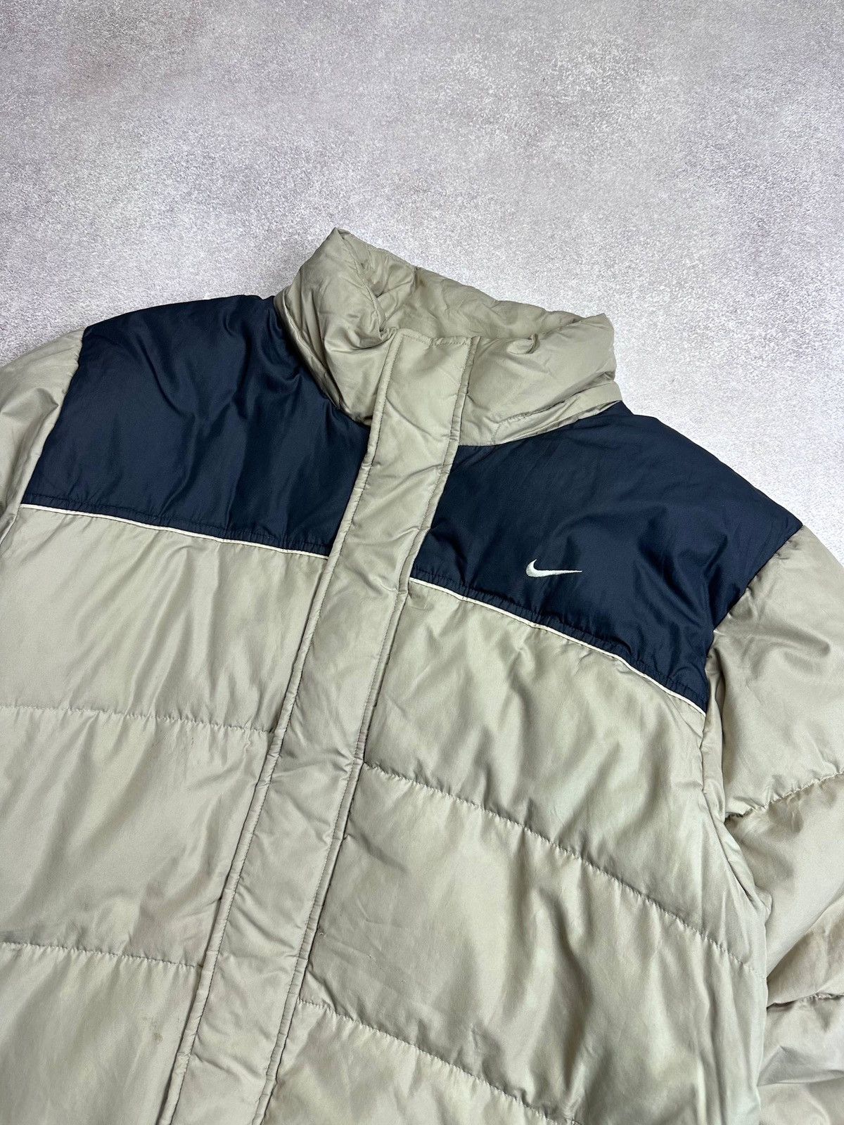 Nike Vintage Nike Swoosh Down Winter Puffer Jacket Rare L Size US L / EU 52-54 / 3 - 3 Thumbnail