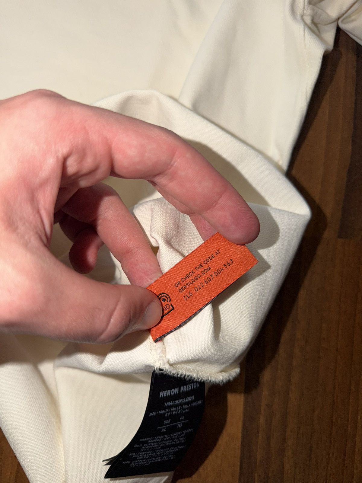 Heron Preston Heron Preston White Iykyk Tee Size US XL / EU 56 / 4 - 5 Thumbnail
