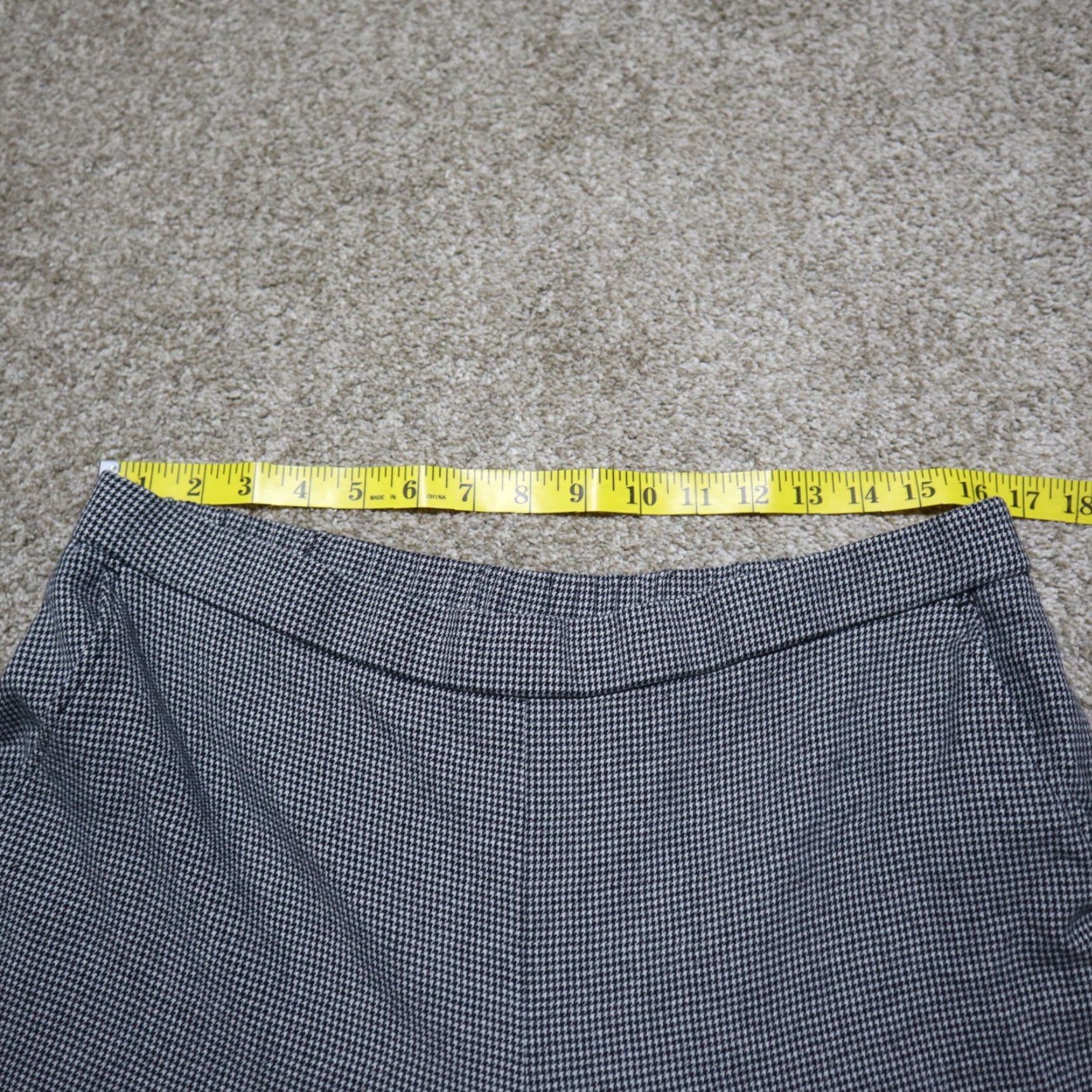 Vintage Kim Rogers Pants Sweatpants Pockets Gray 16P Petite Womens Knit Cotton Polyester High Rise Inseam 26 in Casual Straight Pull On Pocketed Size 38" / US 16 / IT 52 - 4 Thumbnail