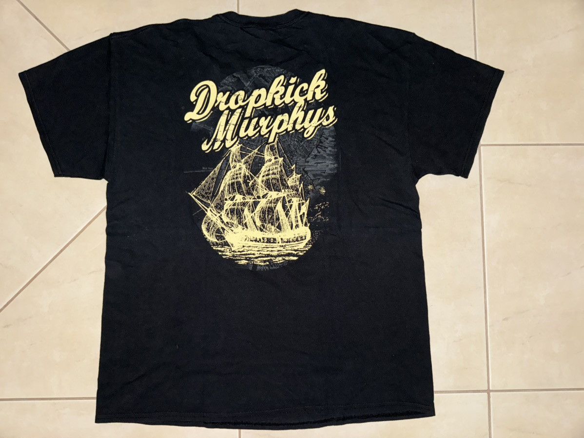 Other Vintage Dropkick Murphys Scally Skull Ship t shirt 2 sided Size US XL / EU 56 / 4 - 2 Thumbnail