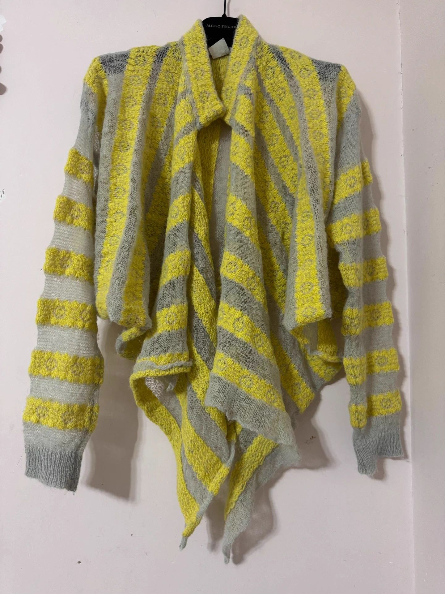 Dries Van Noten Dries Van Noten Alpaca Stripe Jacket Belgium M (S-M) VGC Size M / US 6-8 / IT 42-44 - 1 Thumbnail