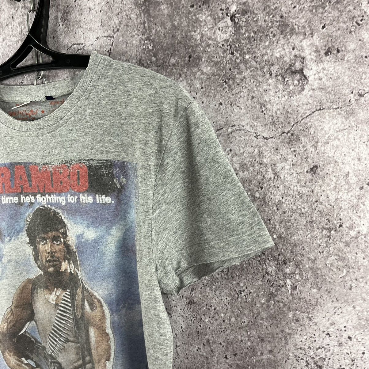 Vintage Rambo First Blood Vintage Tee Big Logo Grey Size M Size US M / EU 48-50 / 2 - 4 Thumbnail