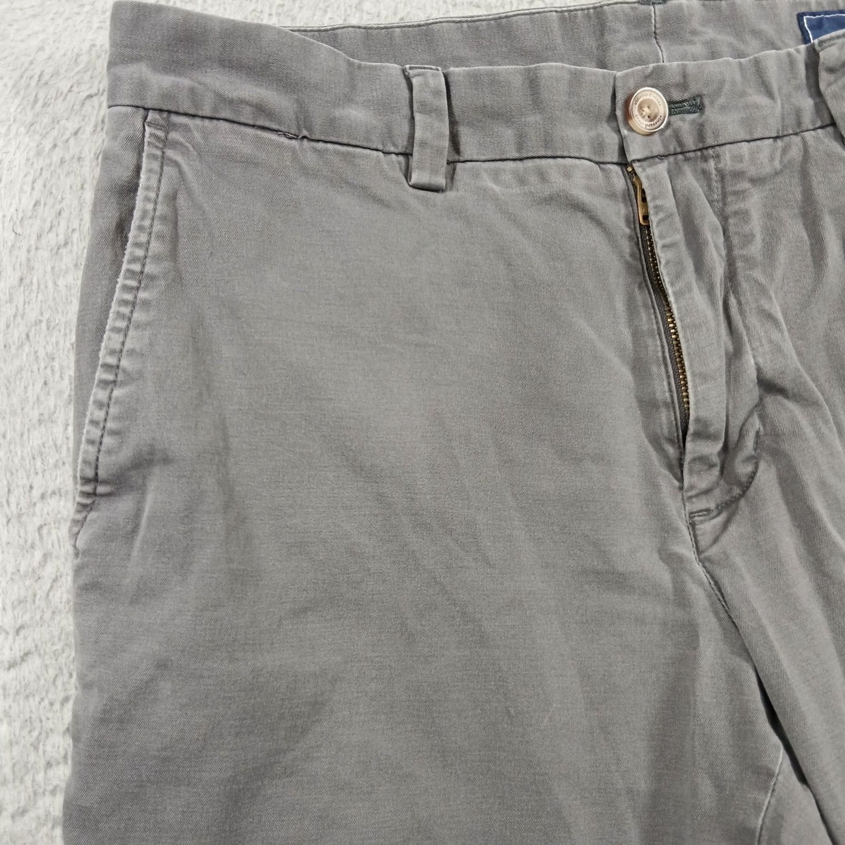 Vineyard Vines Vineyard Vines Chino Pants Breaker Straight 32 x 32 Grey Mens Regular Stretch Cotton Blend Pockets Logo Size US 32 / EU 48 - 6 Thumbnail