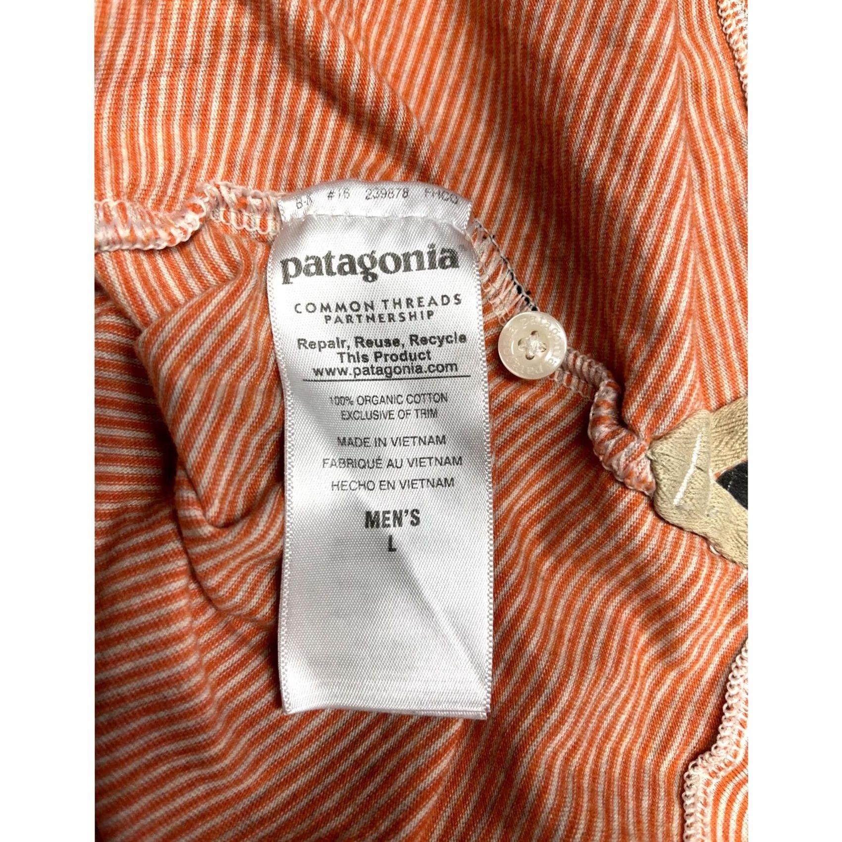 Patagonia Patagonia Orange Polo Shirt L Mens Size US L / EU 52-54 / 3 - 6 Thumbnail