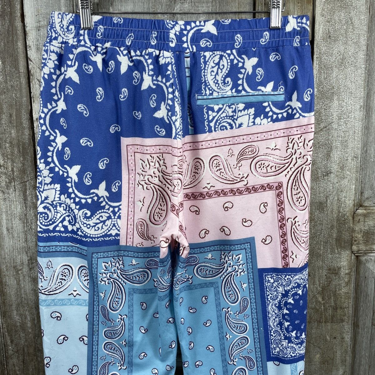 Japanese Brand × Shein × Vintage Vintage Shein Bandana Paisley Pants Size 35" - 4 Thumbnail