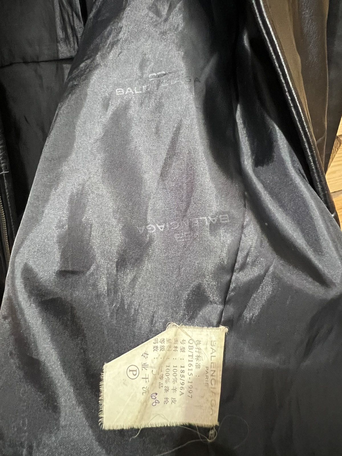 Balenciaga Balenciaga Black Leather Jacket Size US L / EU 52-54 / 3 - 9 Thumbnail