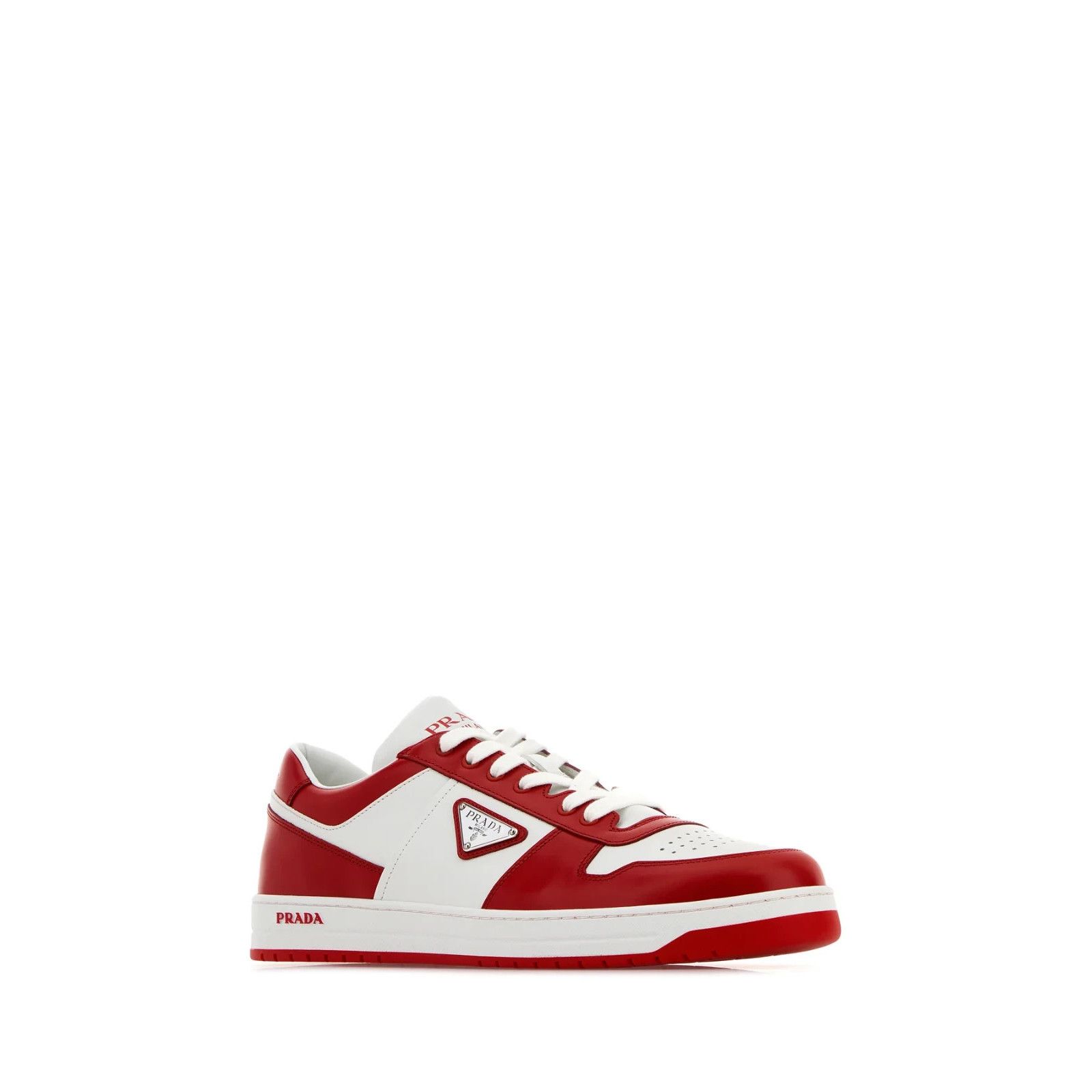 Prada PRADA Downtown Two-Tone Leather Sneakers New And Authentic ( Size US 6.5 / EU 39-40 - 2 Thumbnail