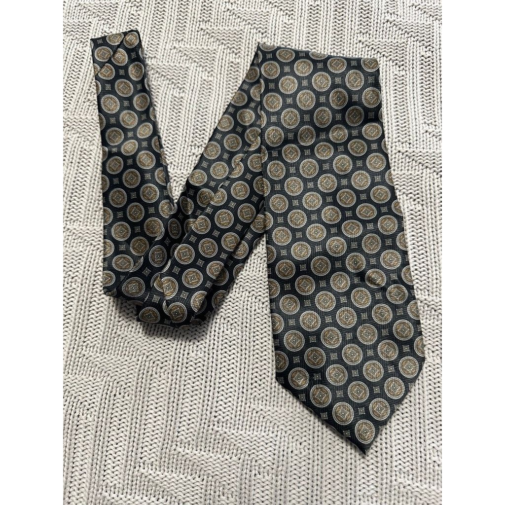 Vintage Vintage Rene Chagal black polyester tie Size ONE SIZE - 1 Thumbnail